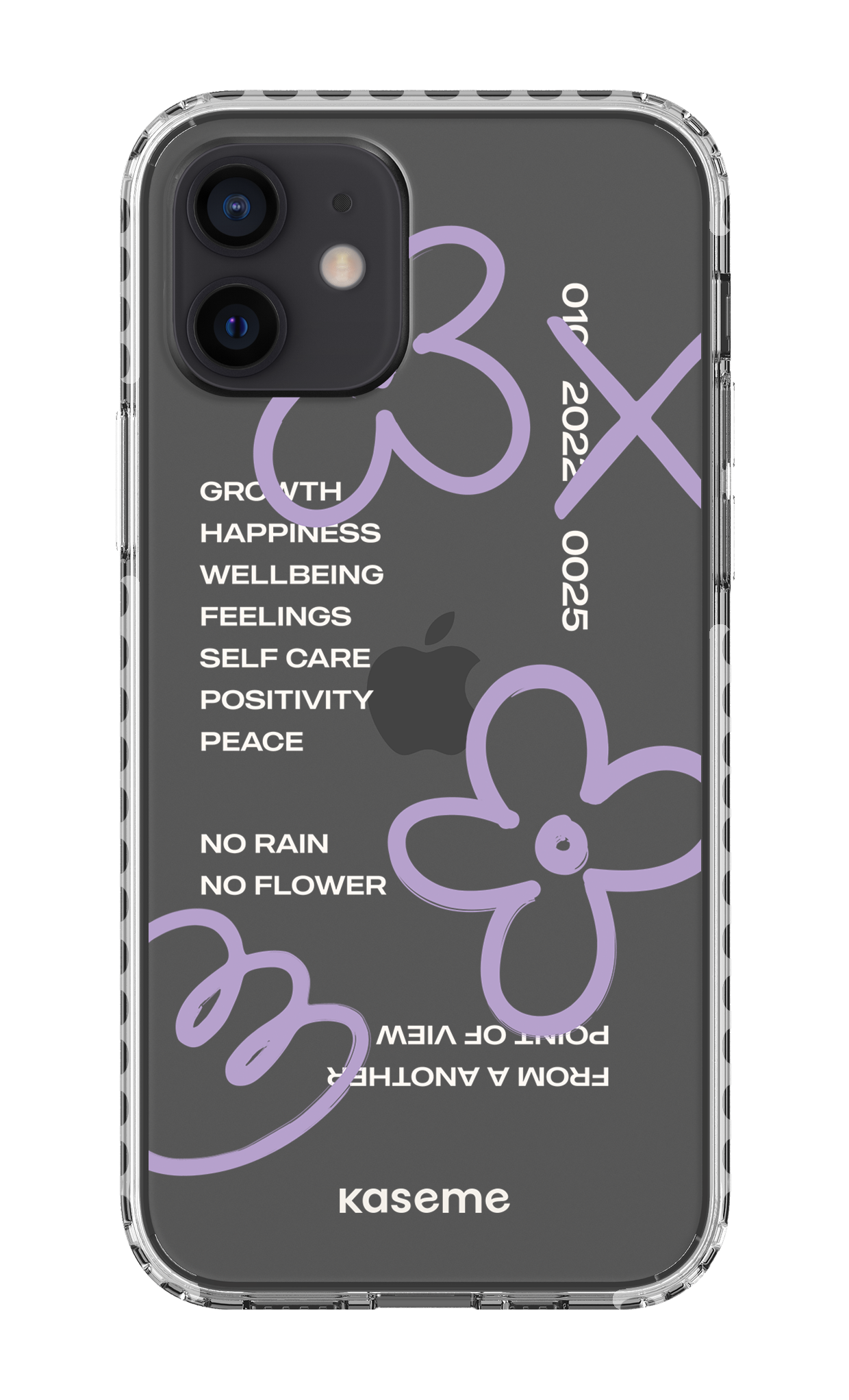 Feelings purple clear case - iPhone 12