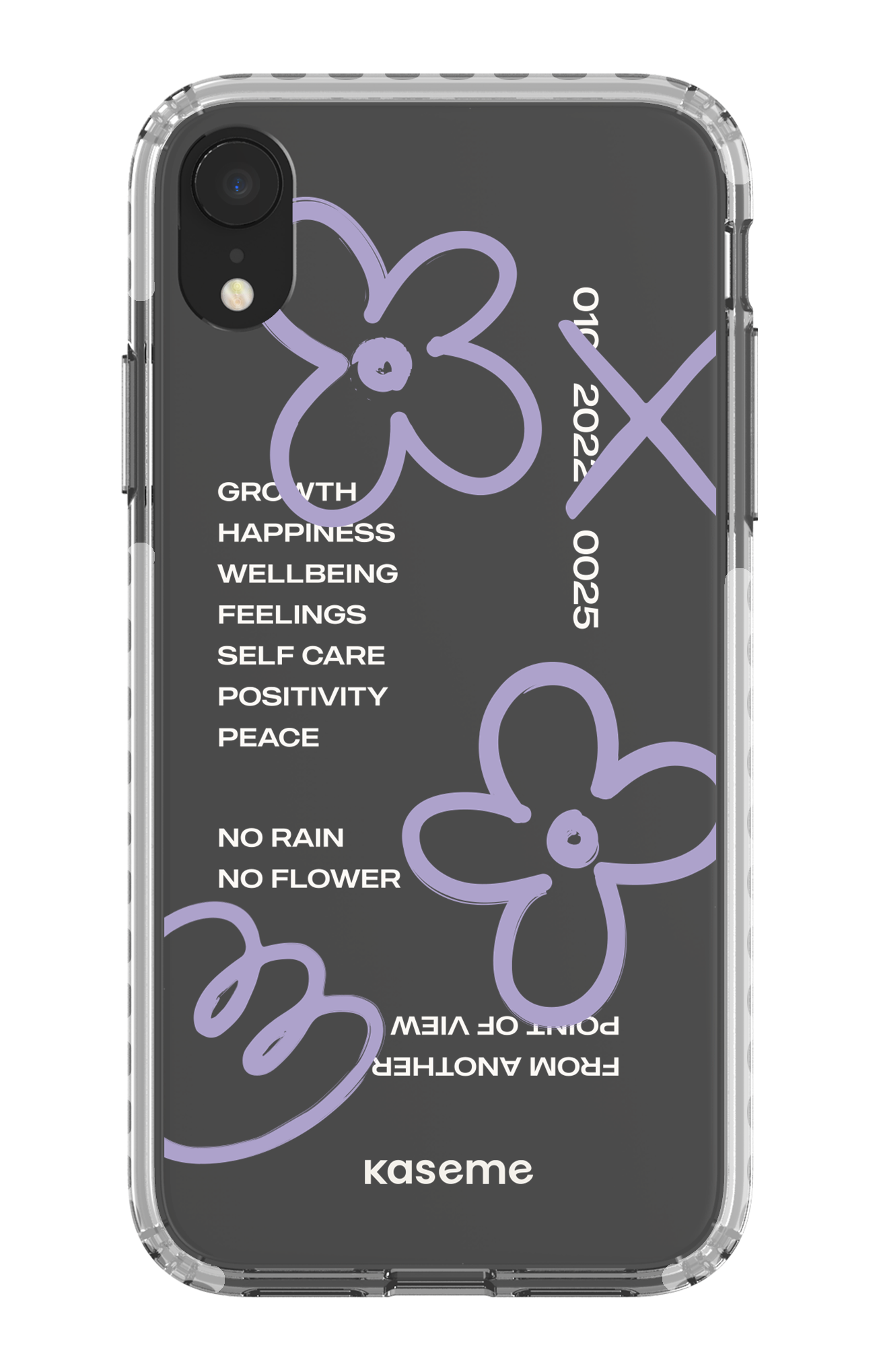 Feelings purple clear case - iPhone XR