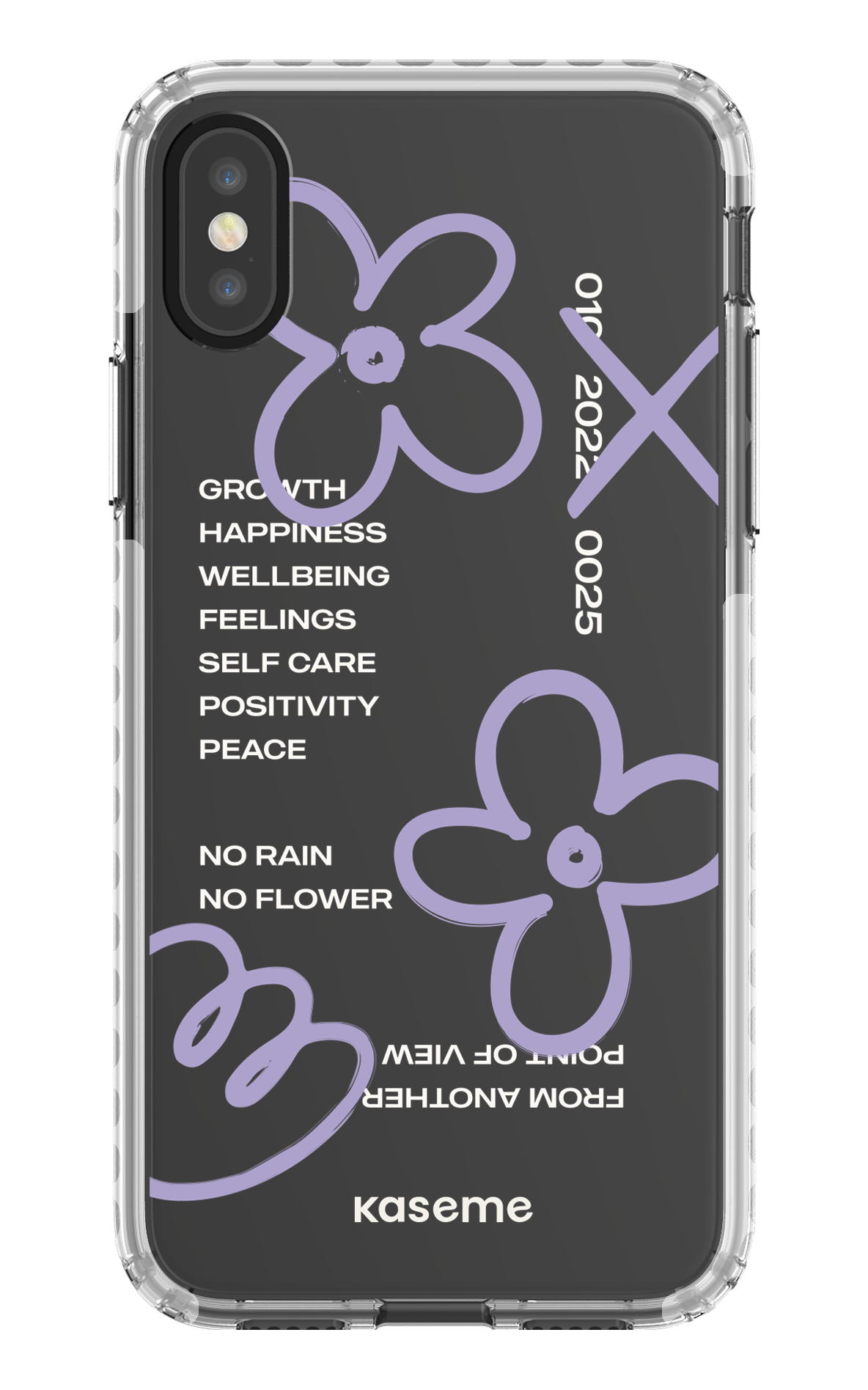 Feelings purple clear case - iPhone X/Xs