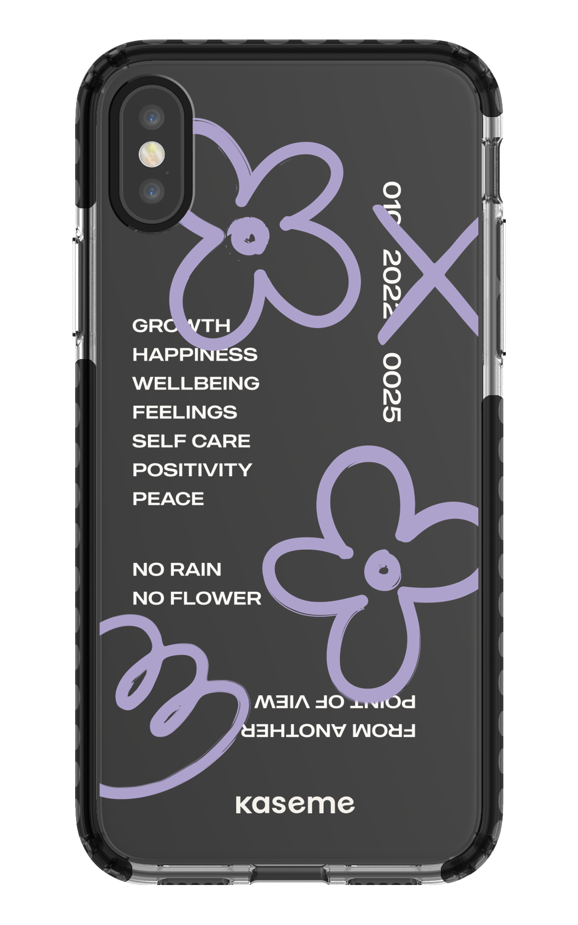 Feelings purple clear case - iPhone X/Xs