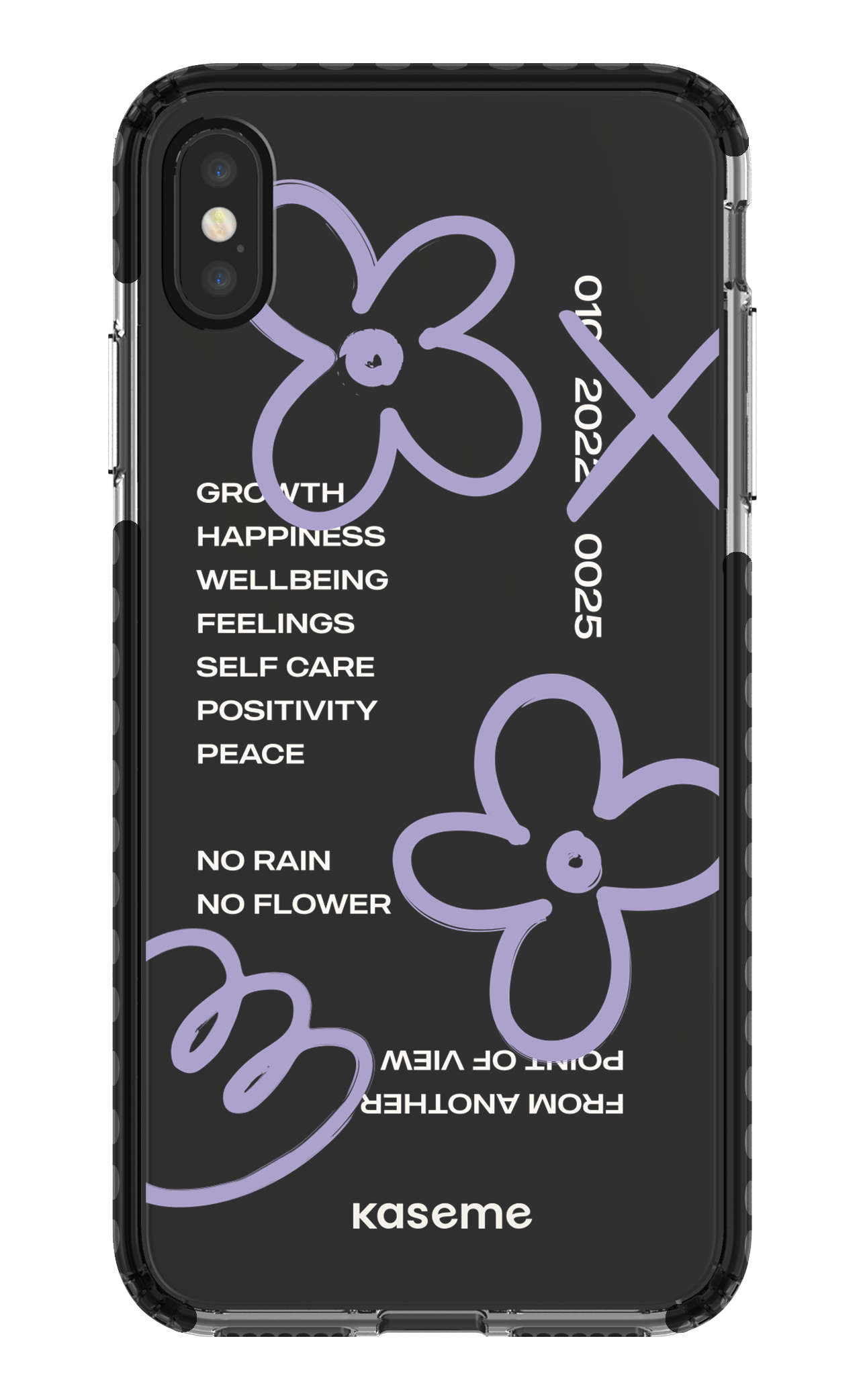 Feelings purple clear case - iPhone XS Max