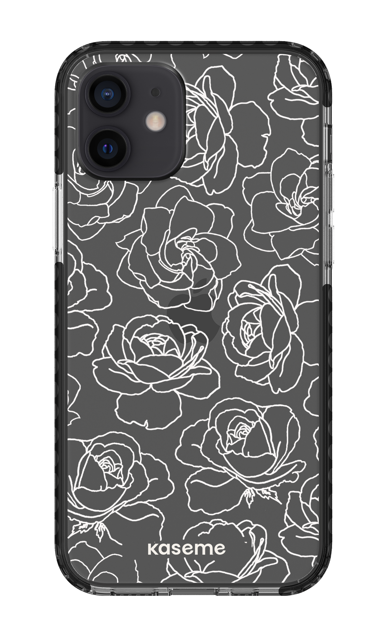 Polar Flowers Clear Case - iPhone 12