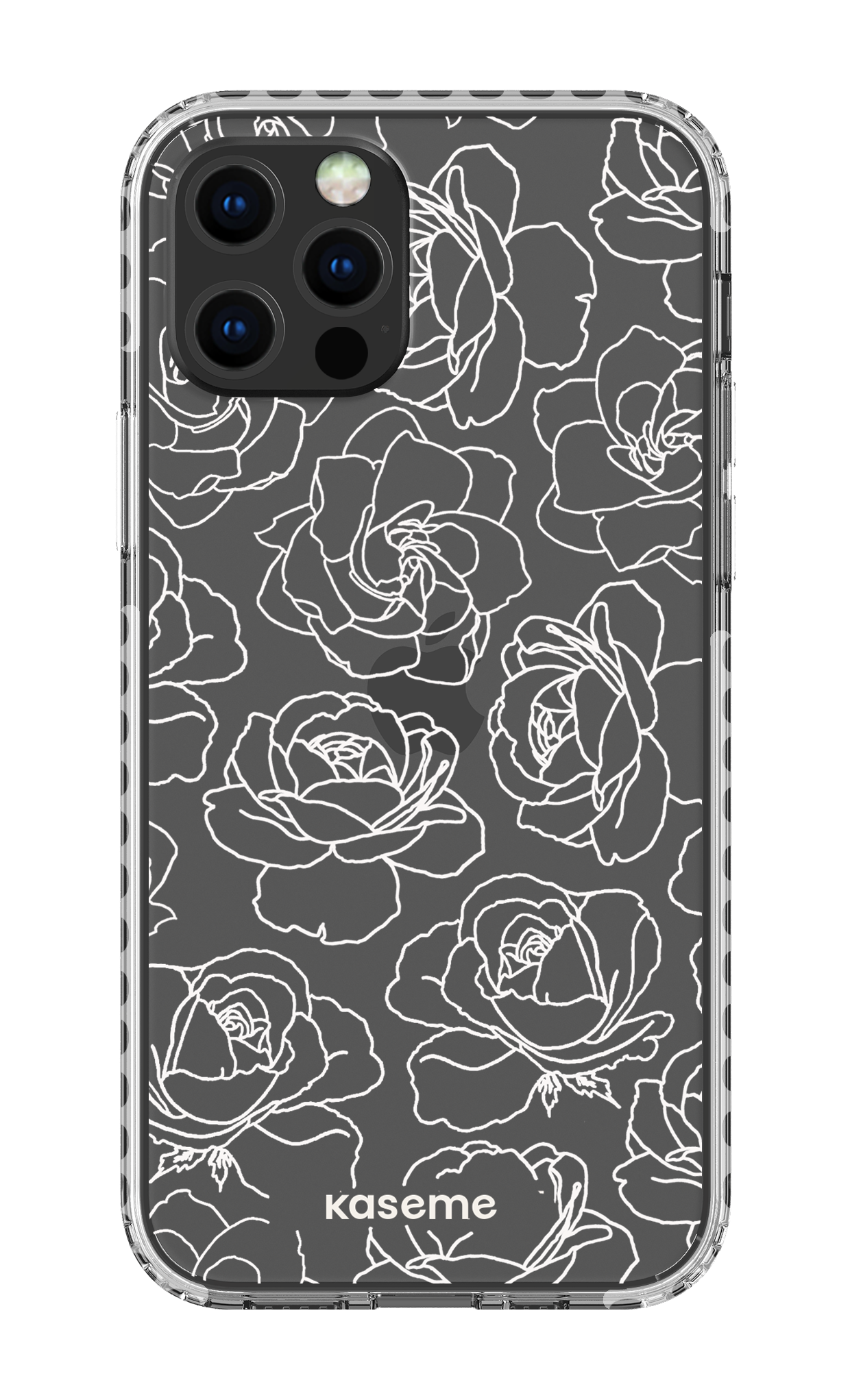 Polar Flowers Clear Case - iPhone 12 Pro