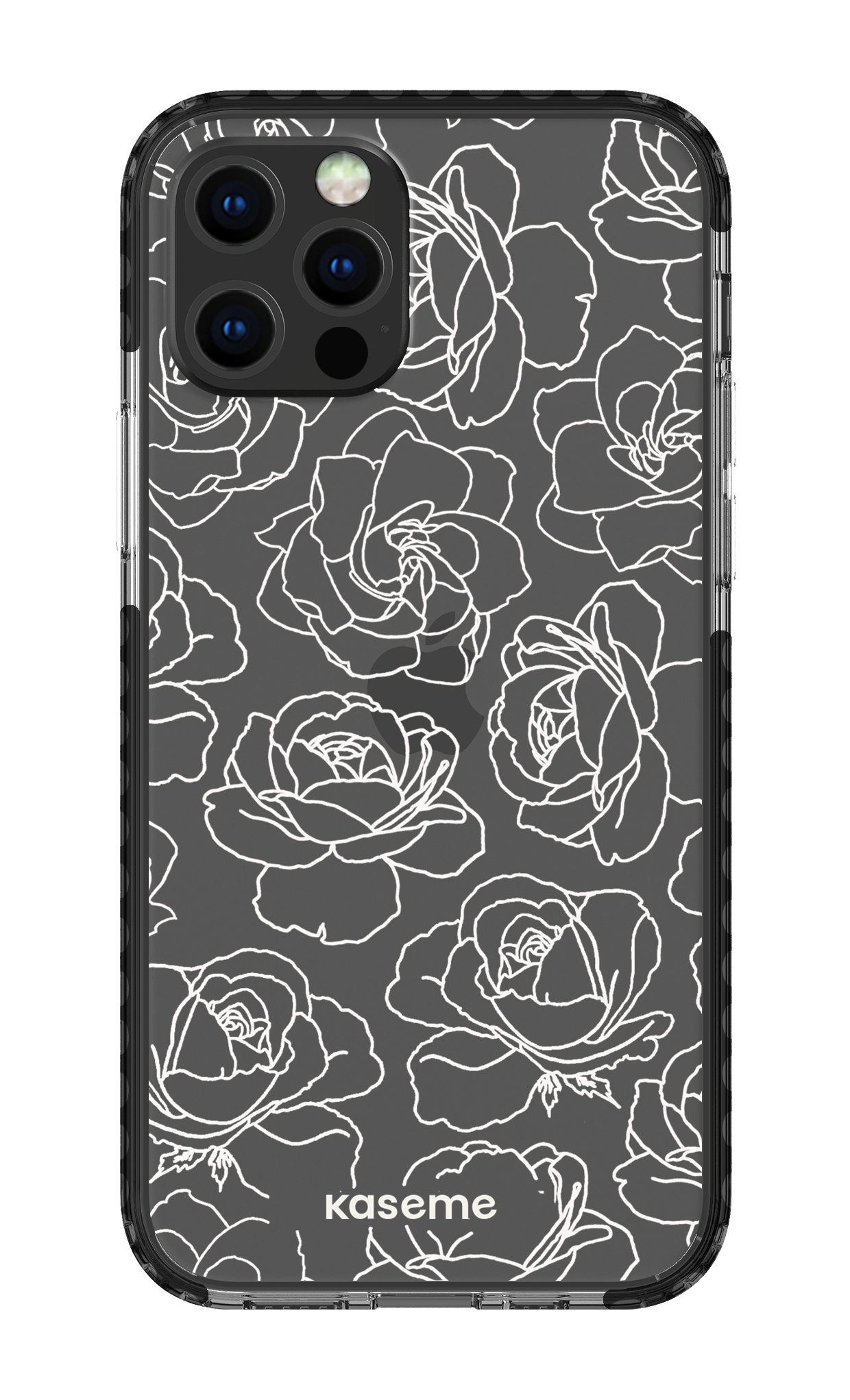 Polar Flowers Clear Case - iPhone 12 Pro
