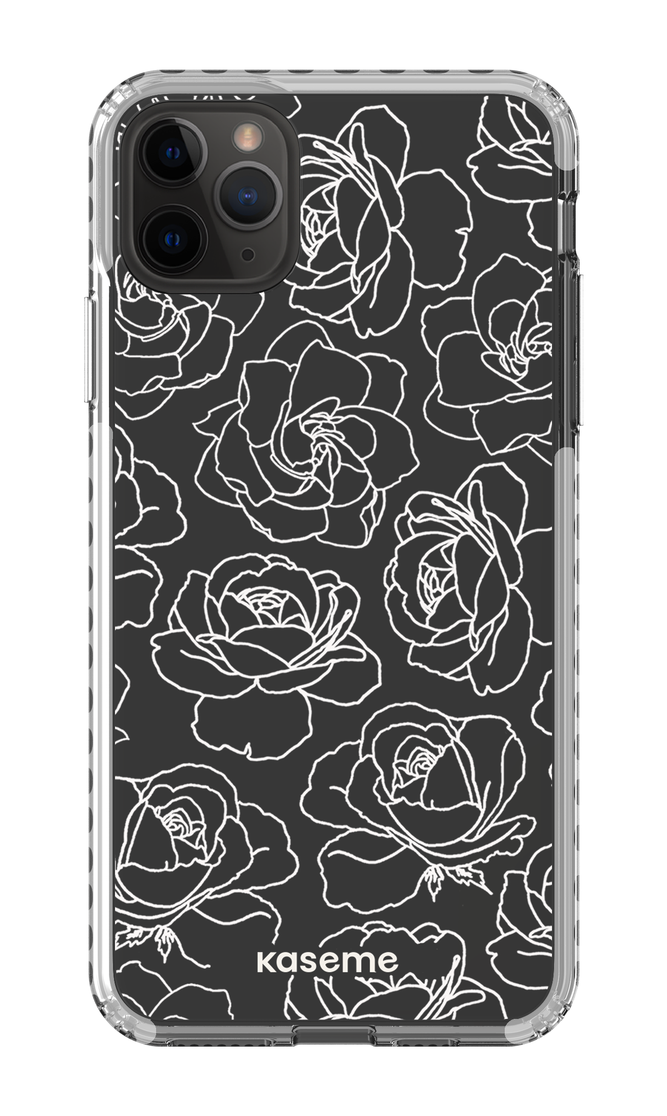 Polar Flowers Clear Case - iPhone 11 pro Max