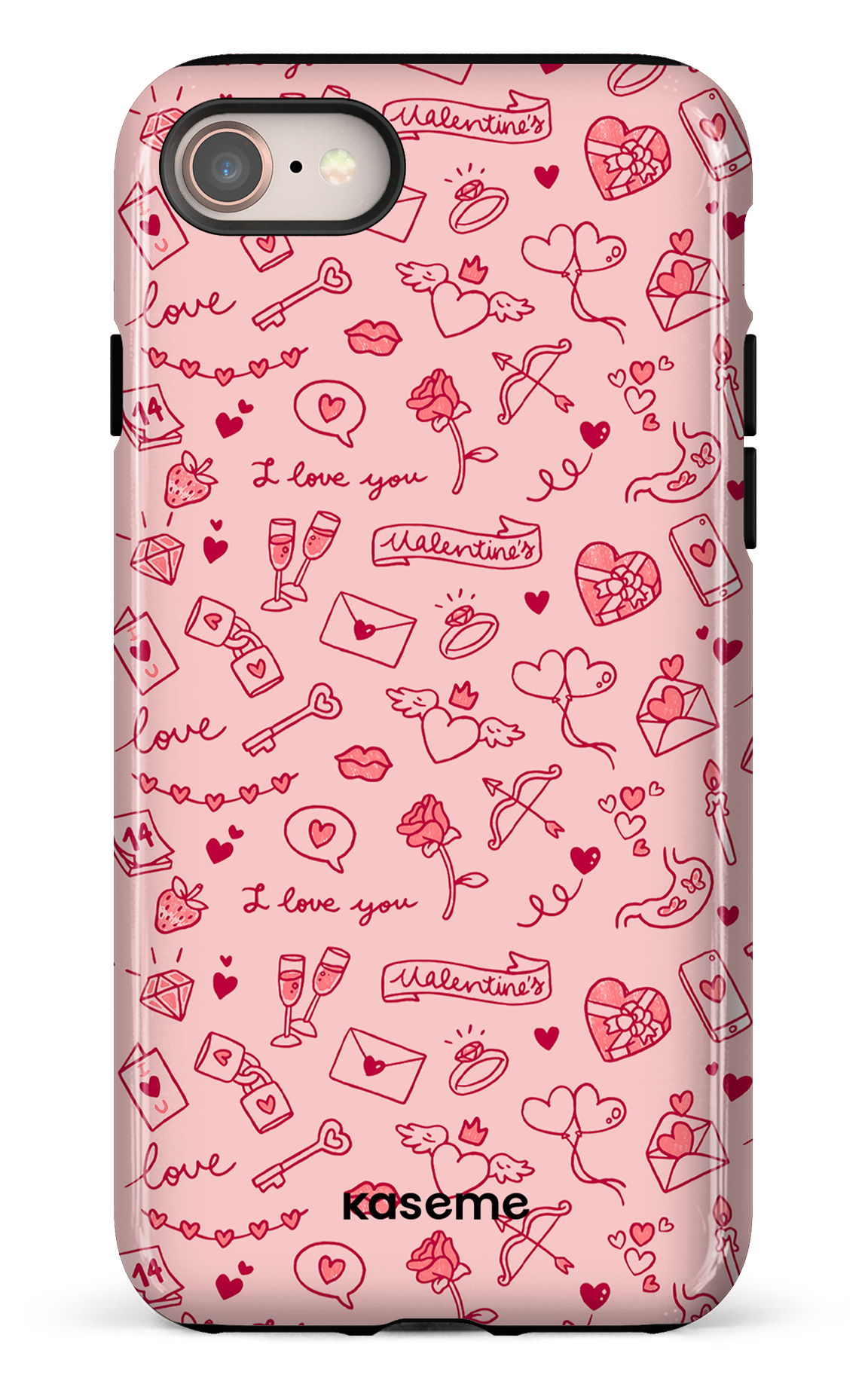 My Valentine pink - iPhone 8