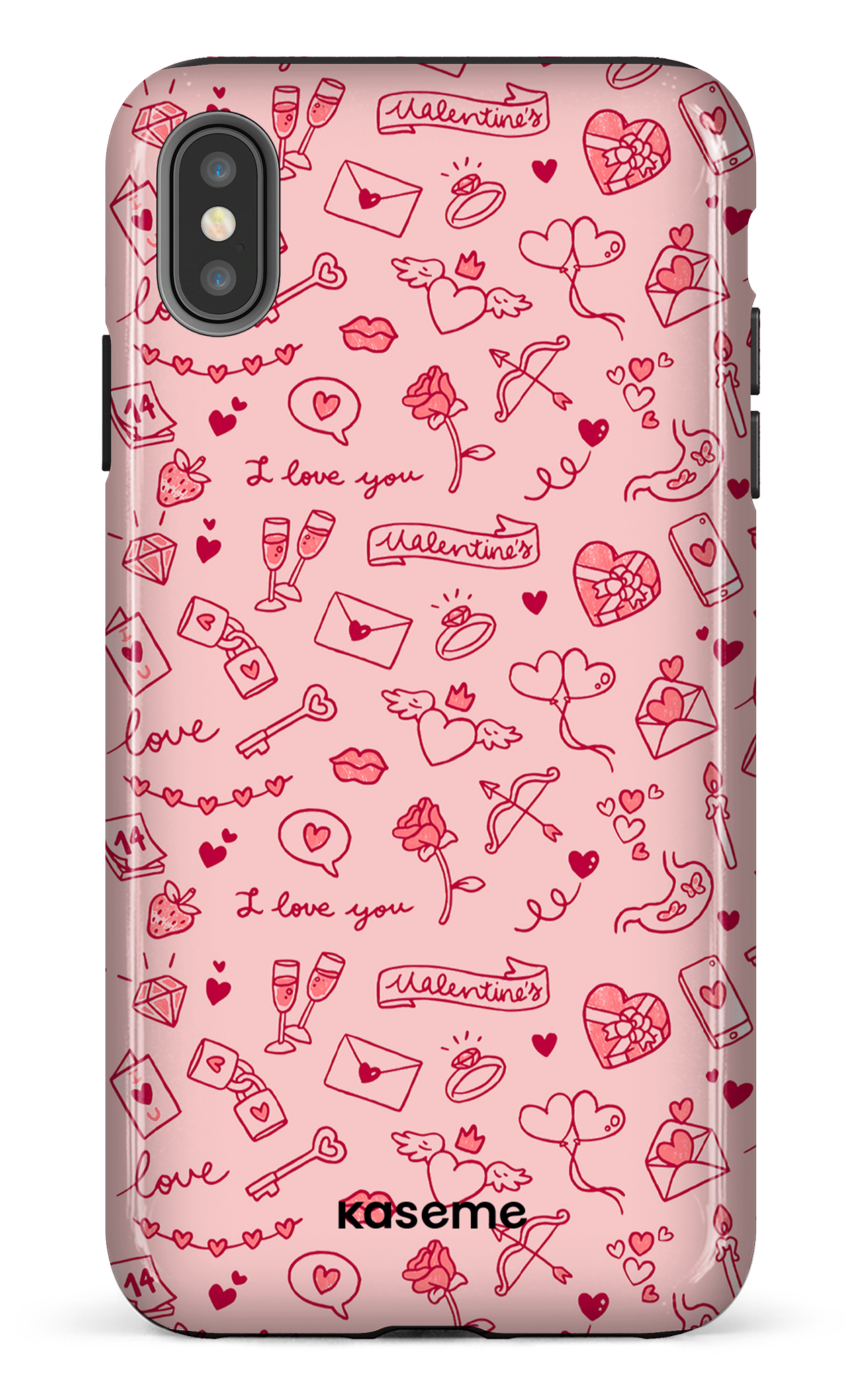 My Valentine pink - iPhone XS Max