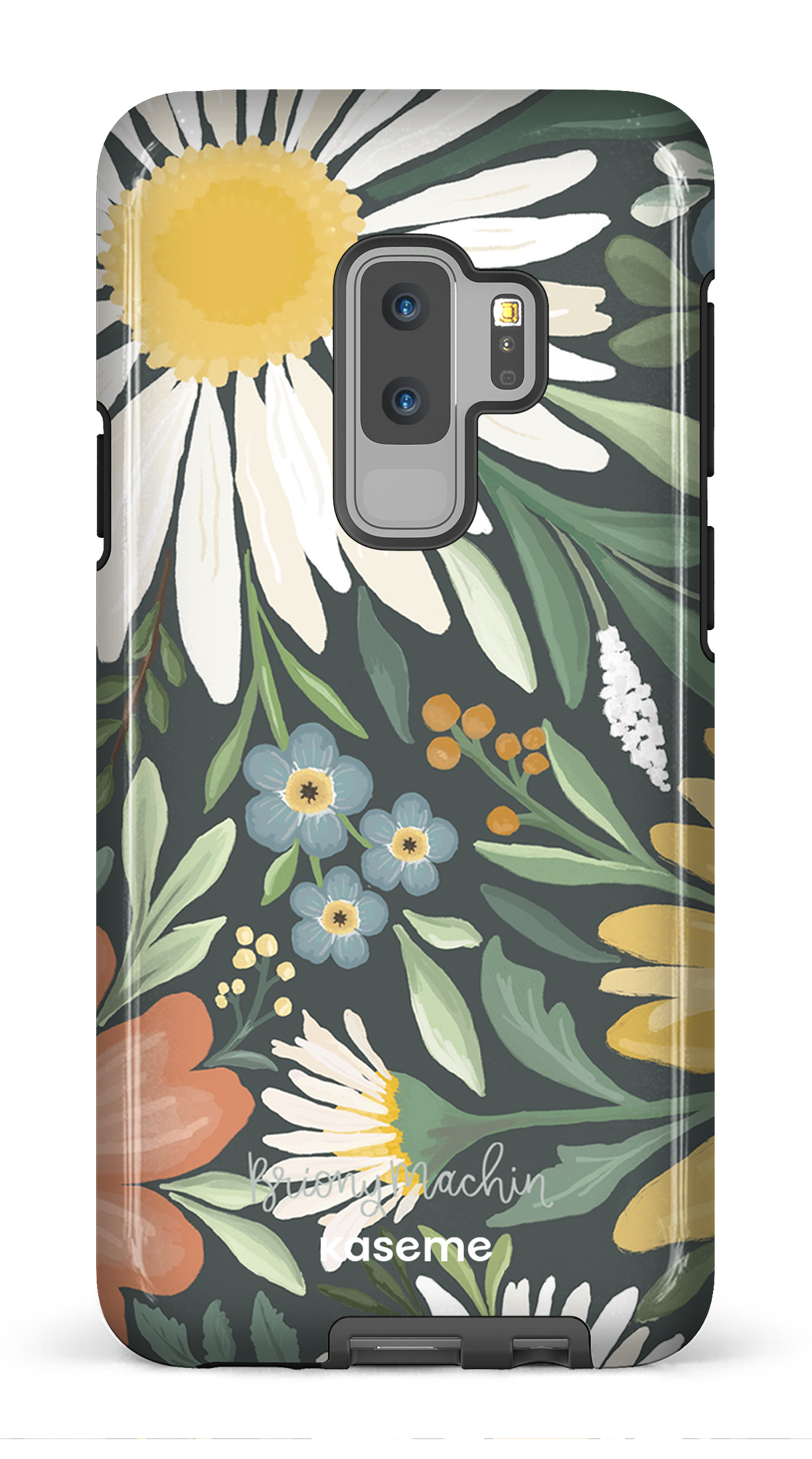 Garden Blooms Green by Briony Machin - Galaxy S9 Plus