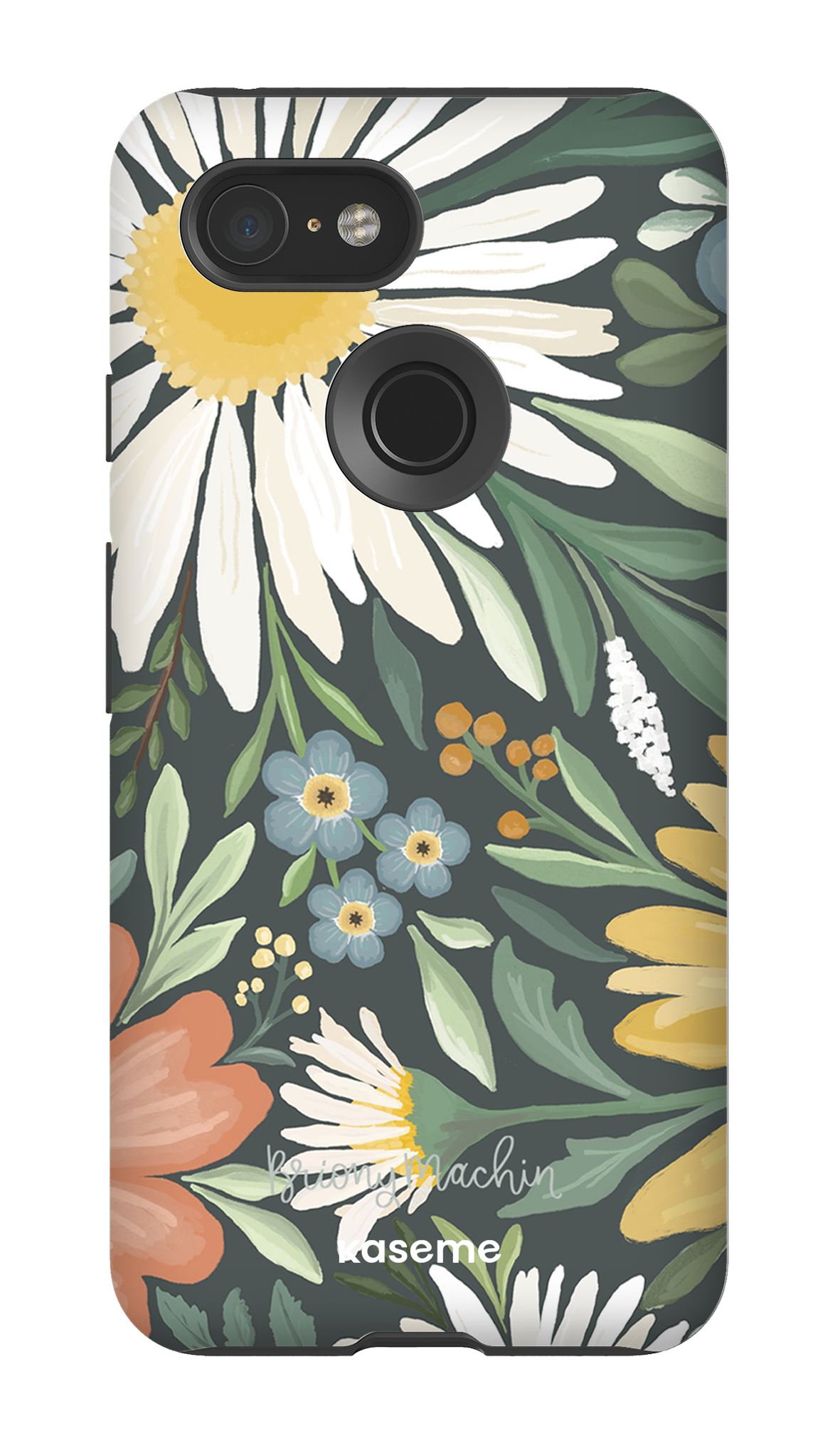 Garden Blooms Green by Briony Machin - Google Pixel 3