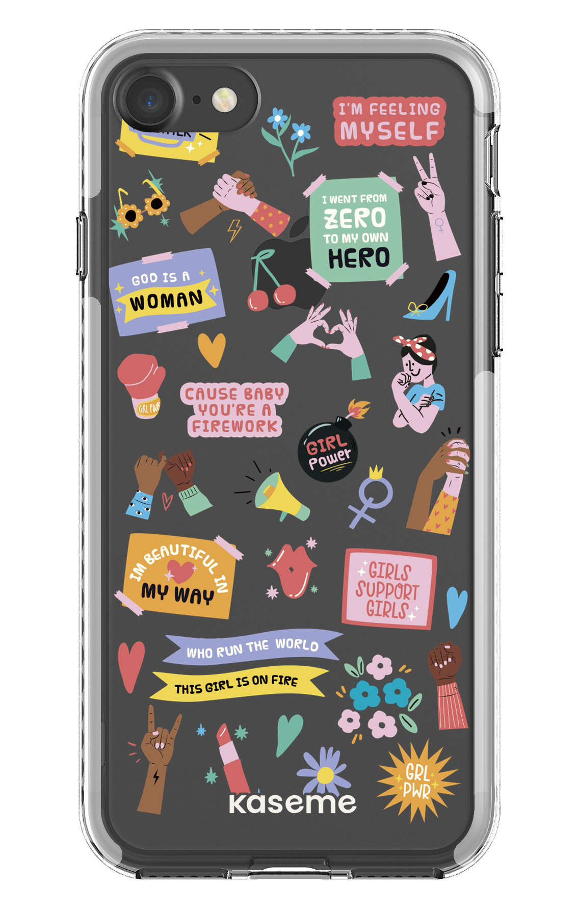 Girl Boss Clear Case - iPhone 8