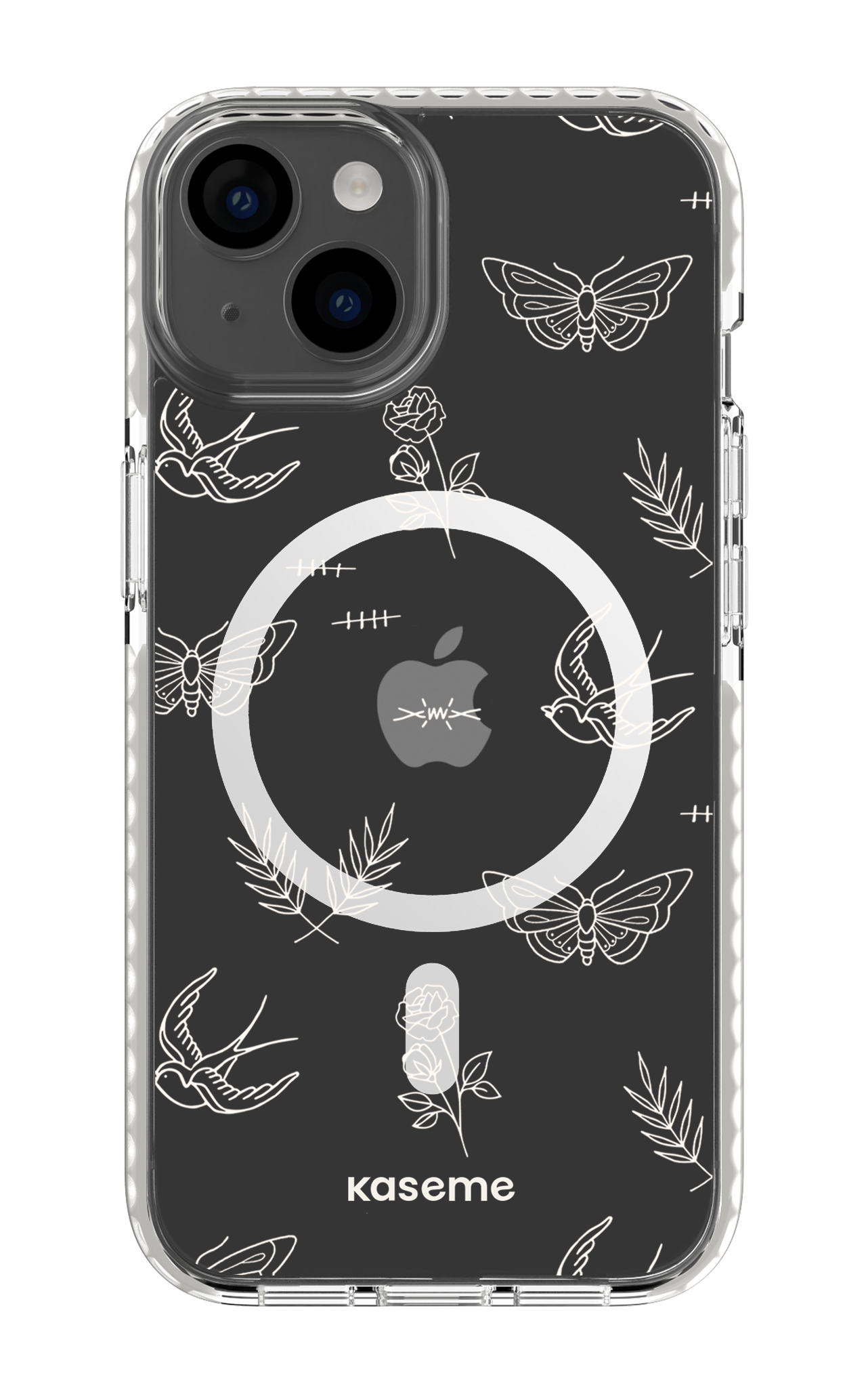 Ink white clear case - iPhone 14