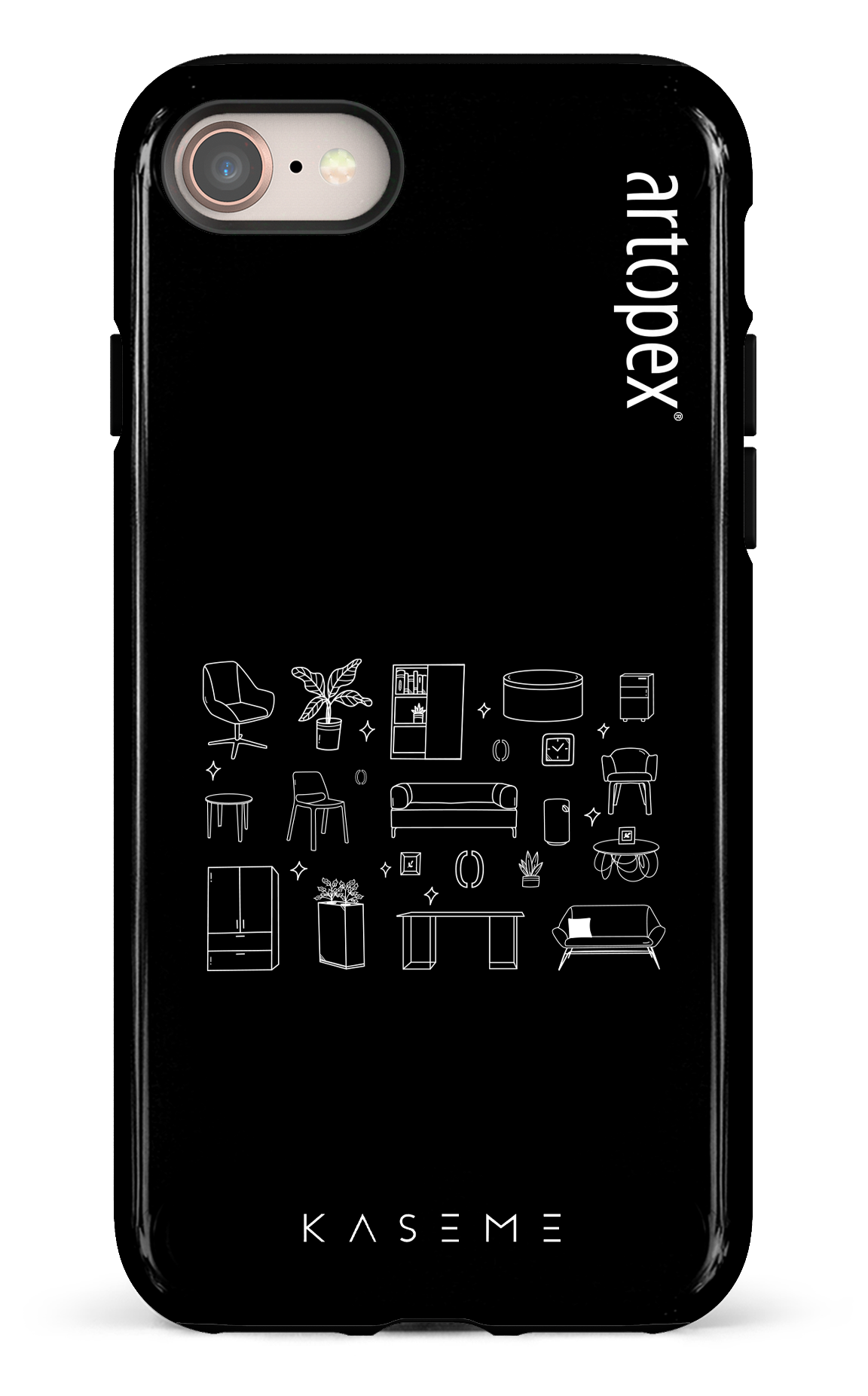 L'essentiel noir par Artopex - iPhone 7