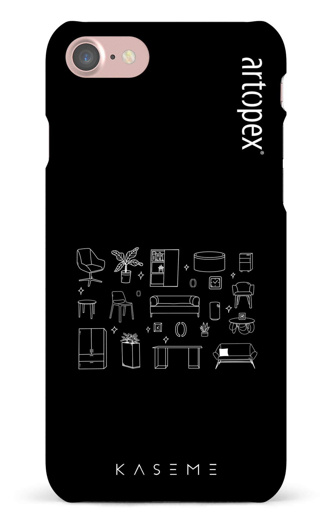 L'essentiel noir par Artopex - iPhone 7