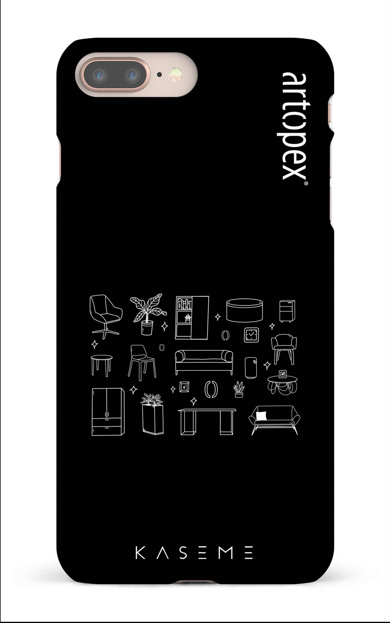 L'essentiel noir par Artopex - iPhone 8 Plus