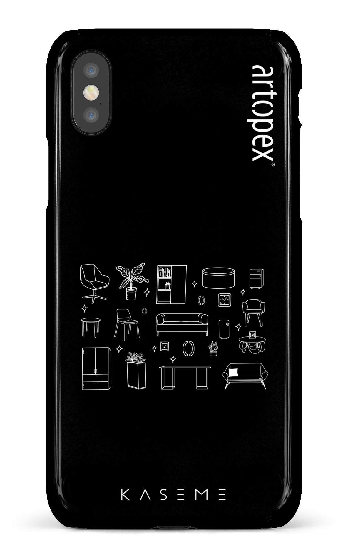 L'essentiel noir par Artopex - iPhone X/Xs
