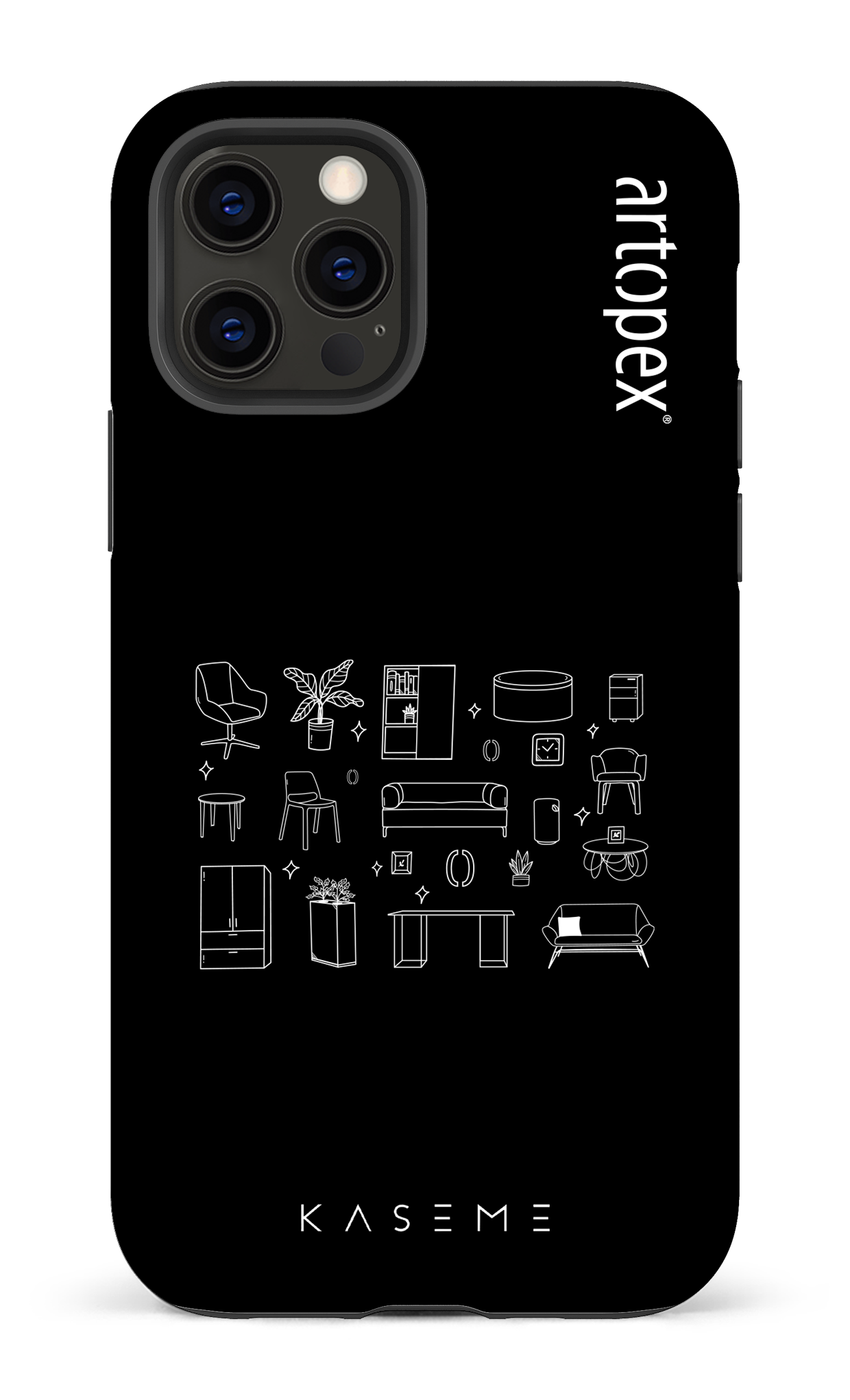 L'essentiel noir par Artopex - iPhone 12 Pro