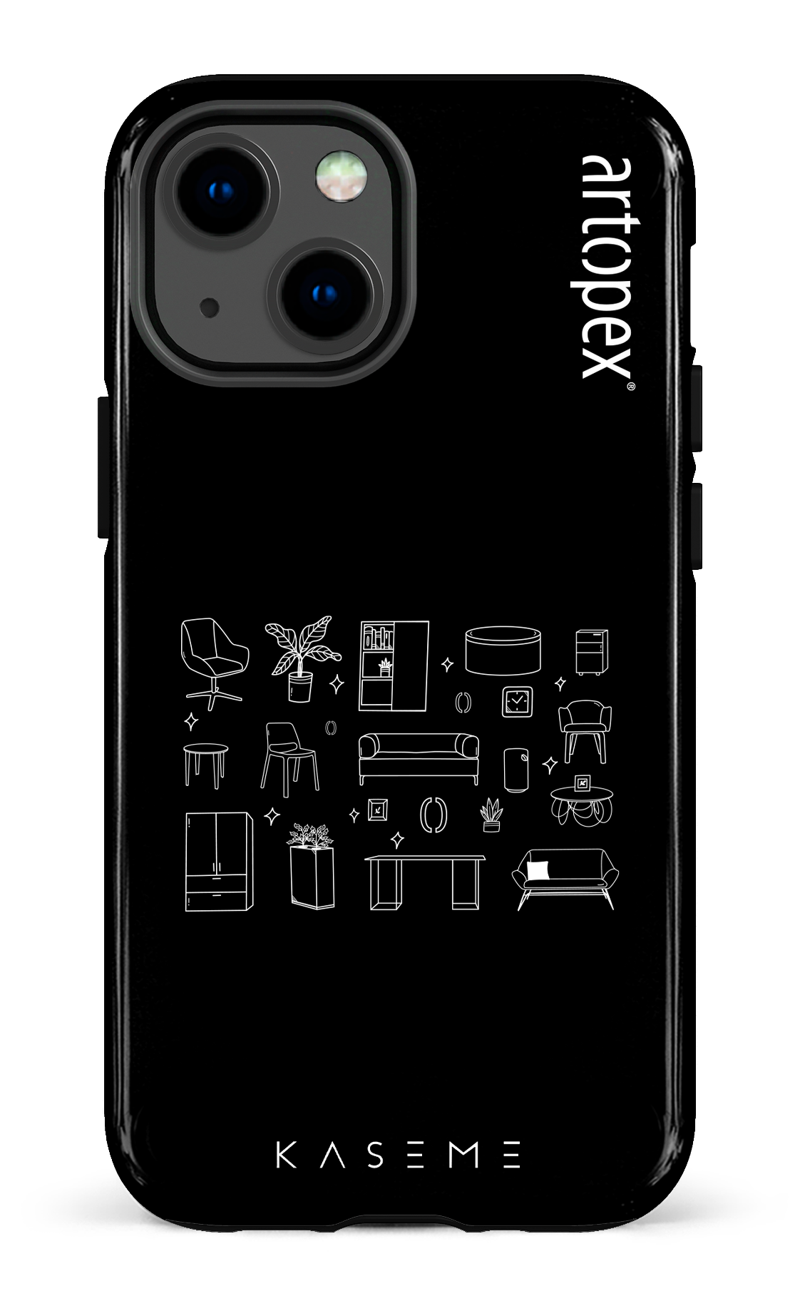 L'essentiel noir par Artopex - iPhone 13 Mini