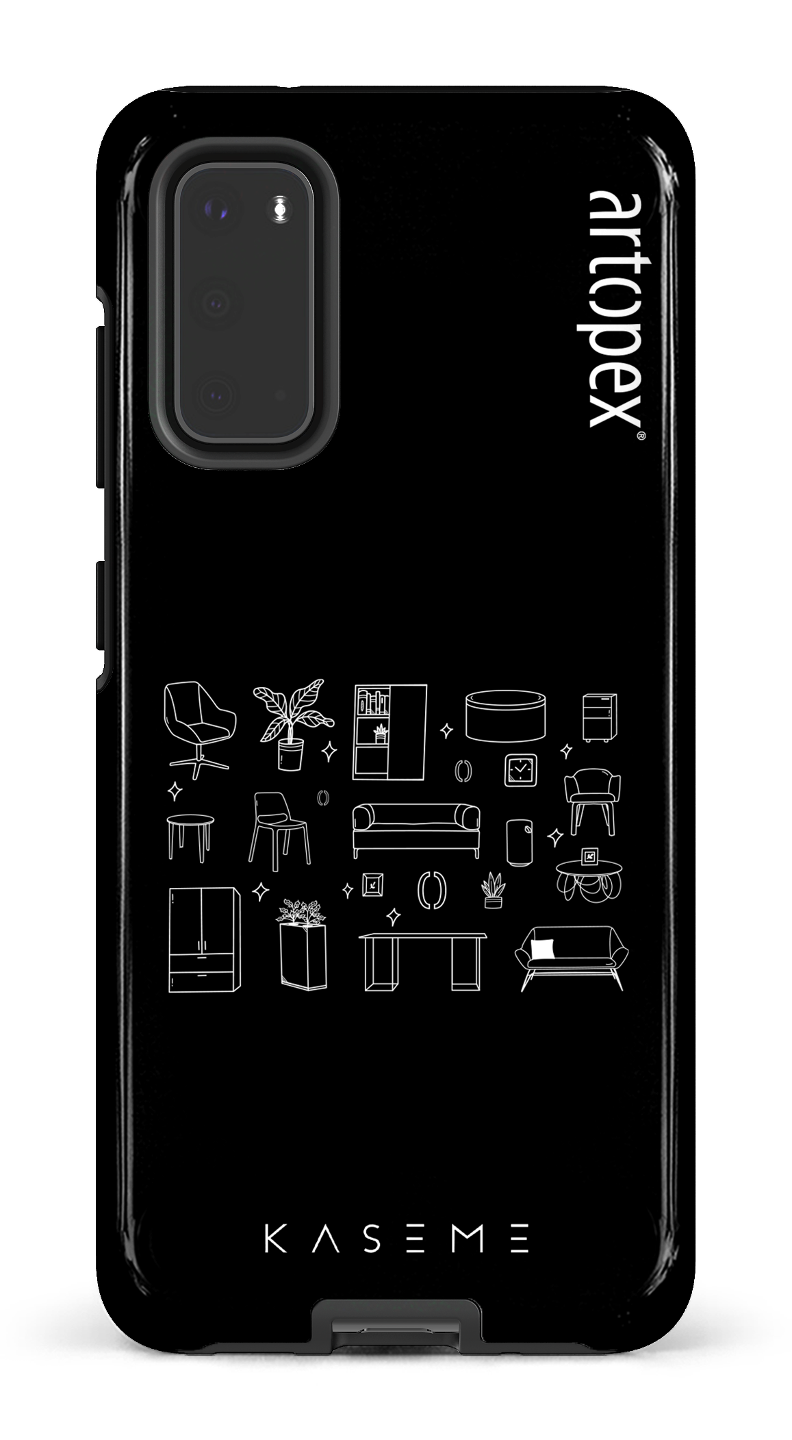 L'essentiel noir par Artopex - Galaxy S20