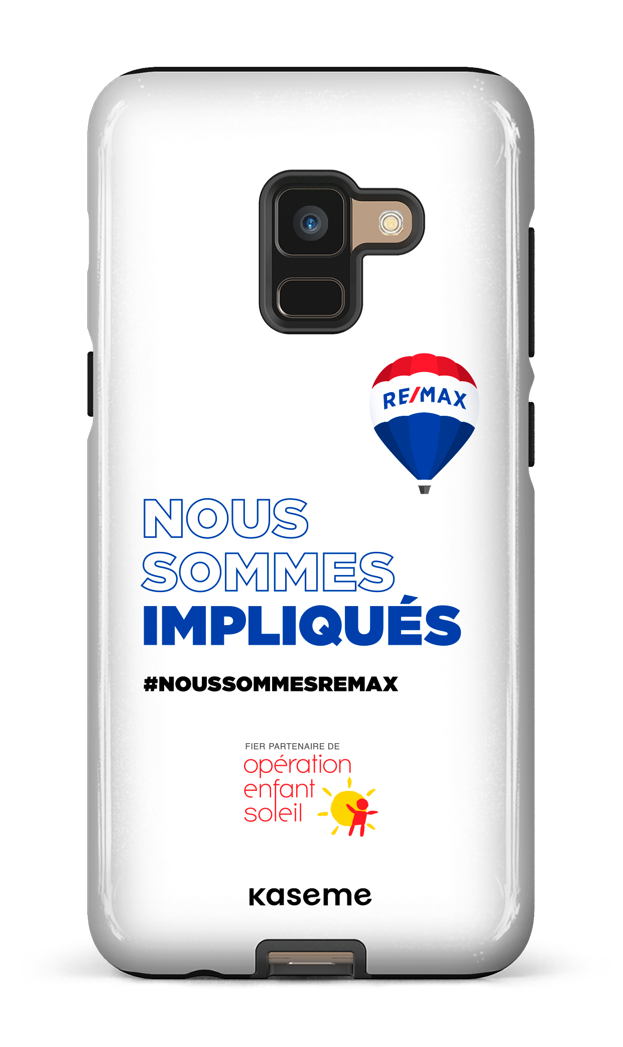 Nous sommes impliqués par Remax - Galaxy A8