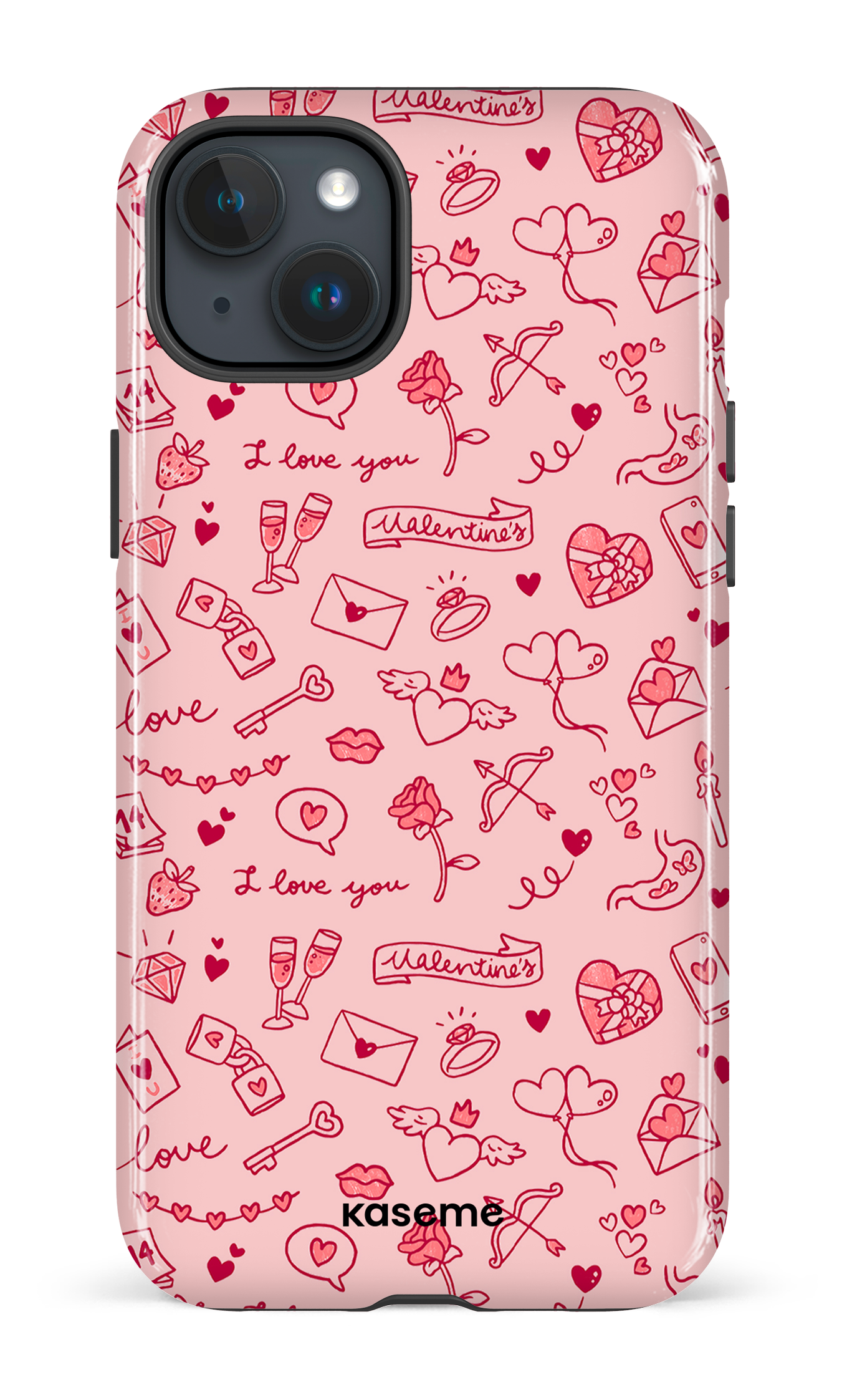 My Valentine pink - iPhone 15 Plus