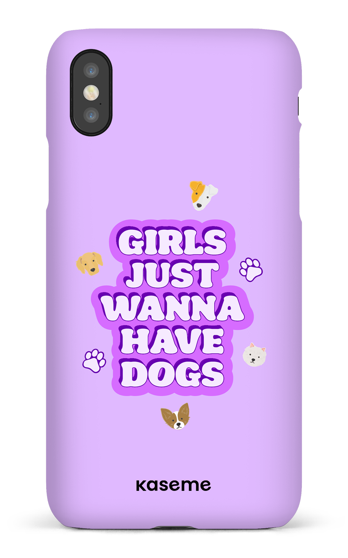 Life Is Better With A Dog by Claudie Mercier - iPhone X/Xs