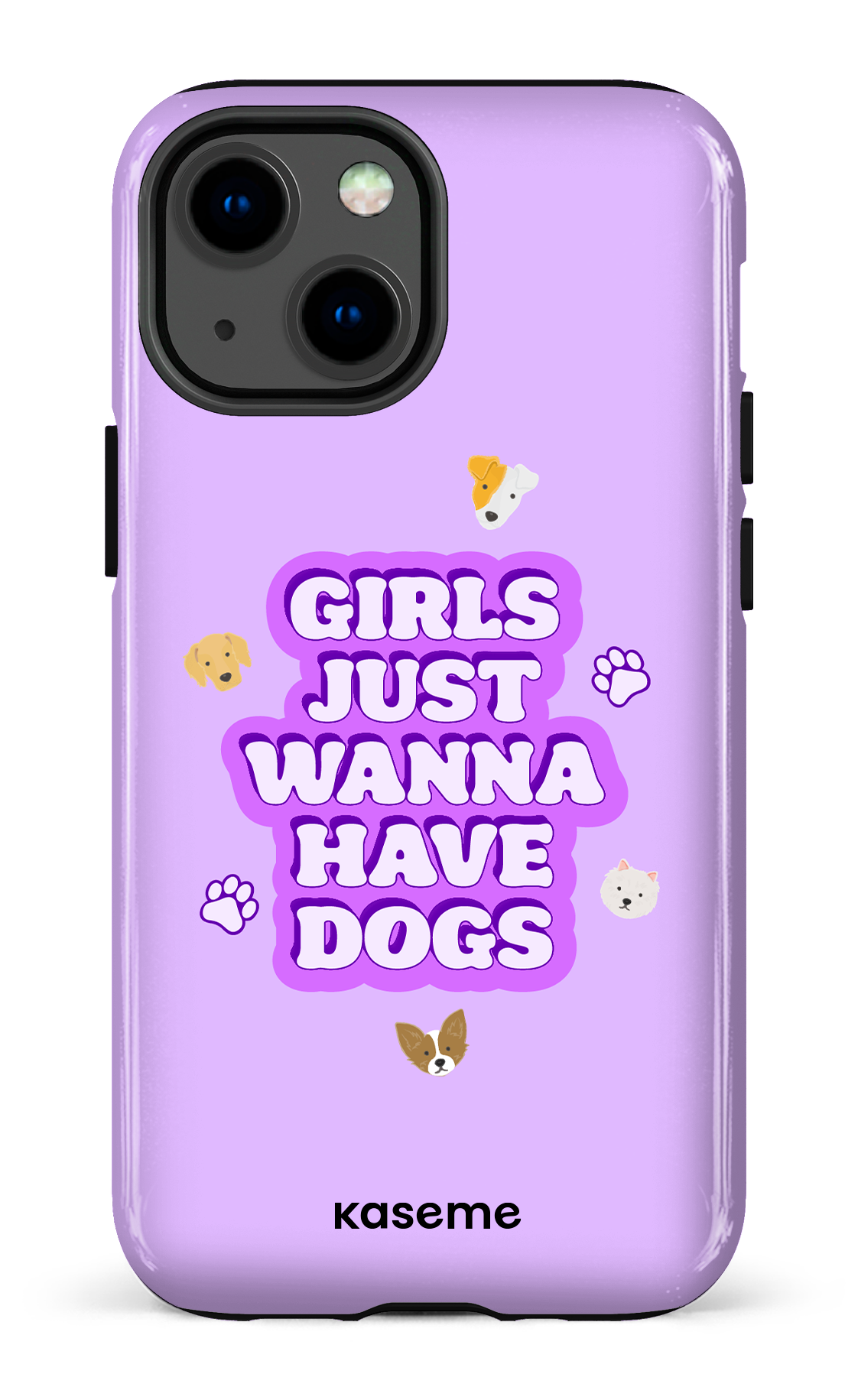 Life Is Better With A Dog by Claudie Mercier - iPhone 13 Mini