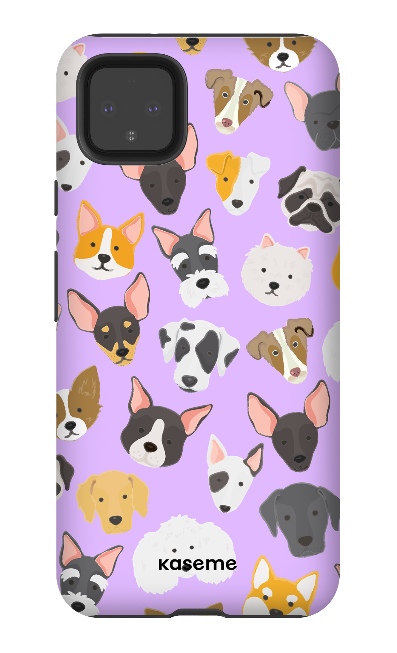 Life Is Better With A Dog Purple by Claudie Mercier - Google Pixel 4 XL