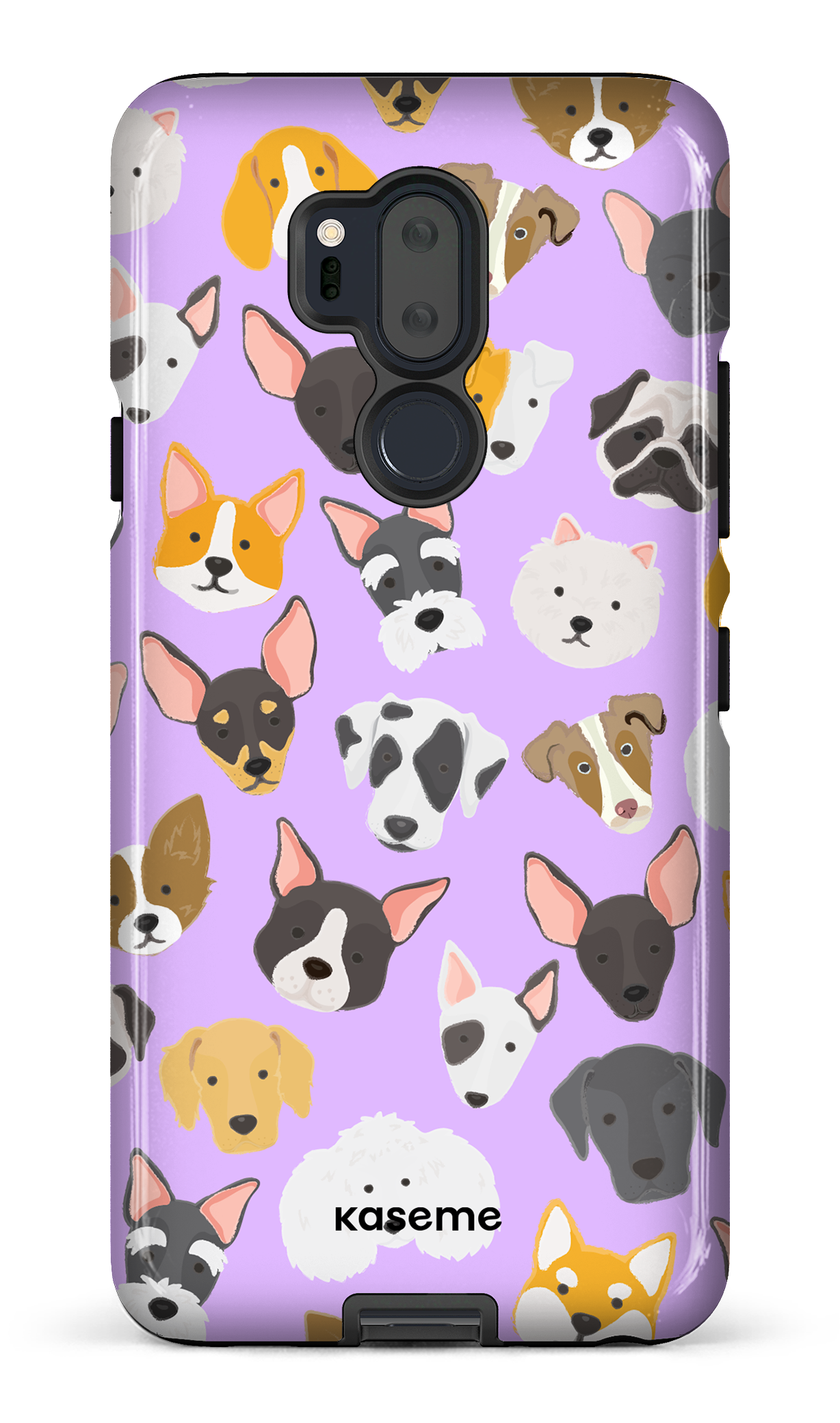 Life Is Better With A Dog Purple by Claudie Mercier - LG G7
