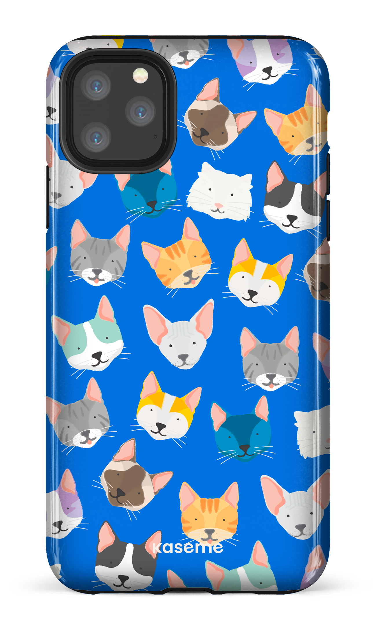 Life Is Better With A Cat Blue by Claudie Mercier - iPhone 11 Pro Max