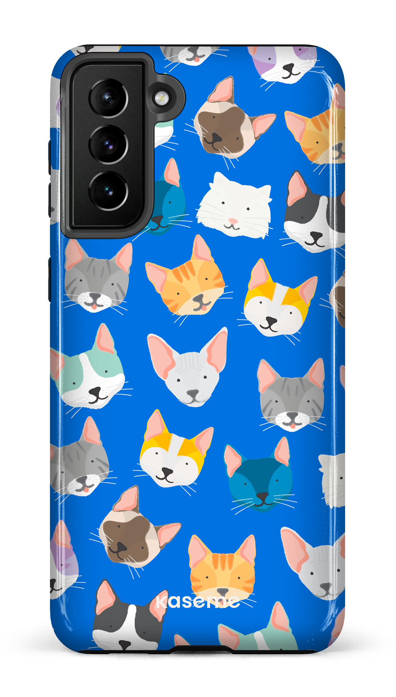 Life Is Better With A Cat Blue by Claudie Mercier - Galaxy S21 Plus