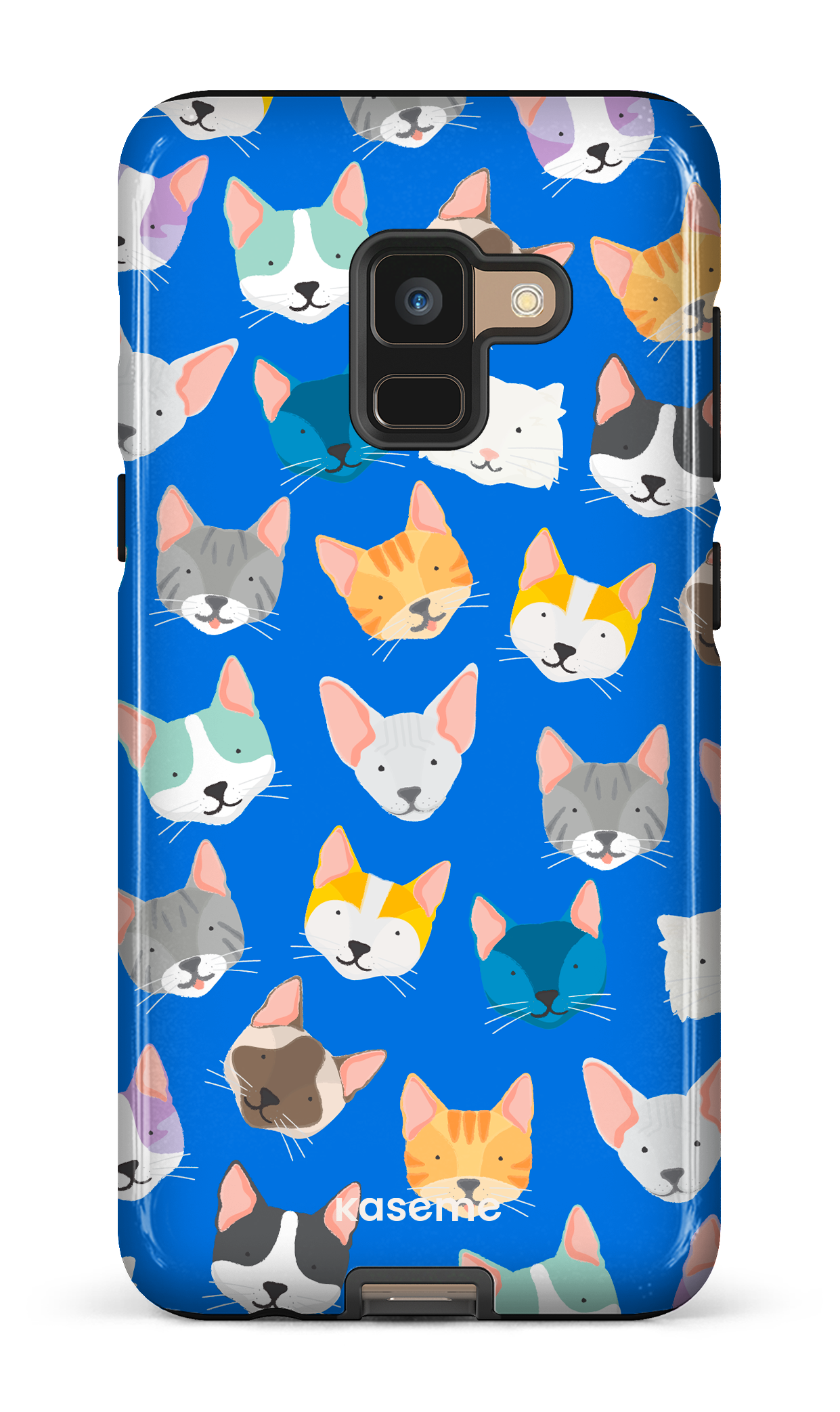 Life Is Better With A Cat Blue by Claudie Mercier - Galaxy A8