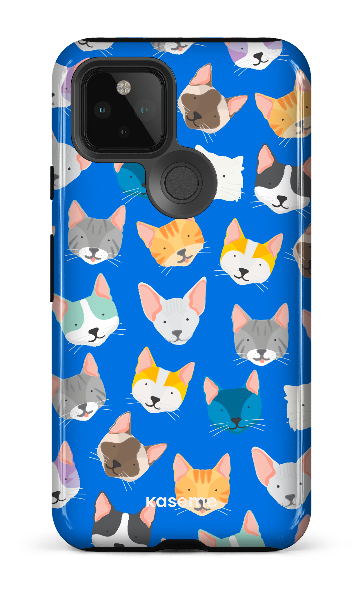 Life Is Better With A Cat Blue by Claudie Mercier - Google Pixel 5