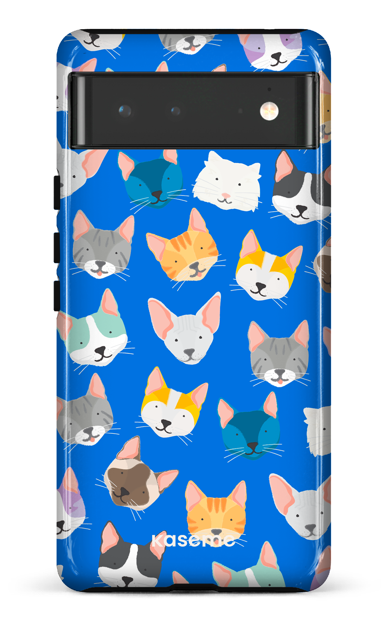 Life Is Better With A Cat Blue by Claudie Mercier - Google Pixel 6