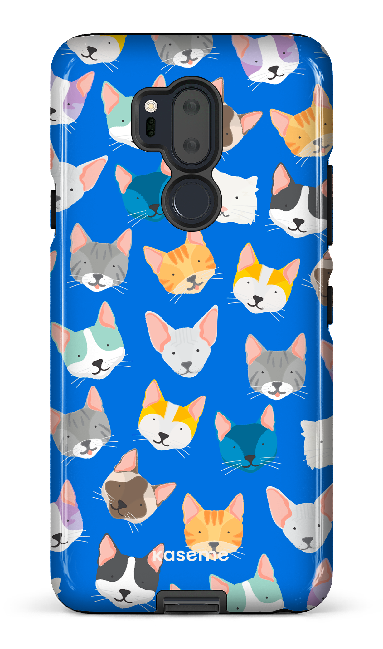 Life Is Better With A Cat Blue by Claudie Mercier - LG G7