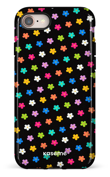 Joyful Flowers Black - iPhone 7