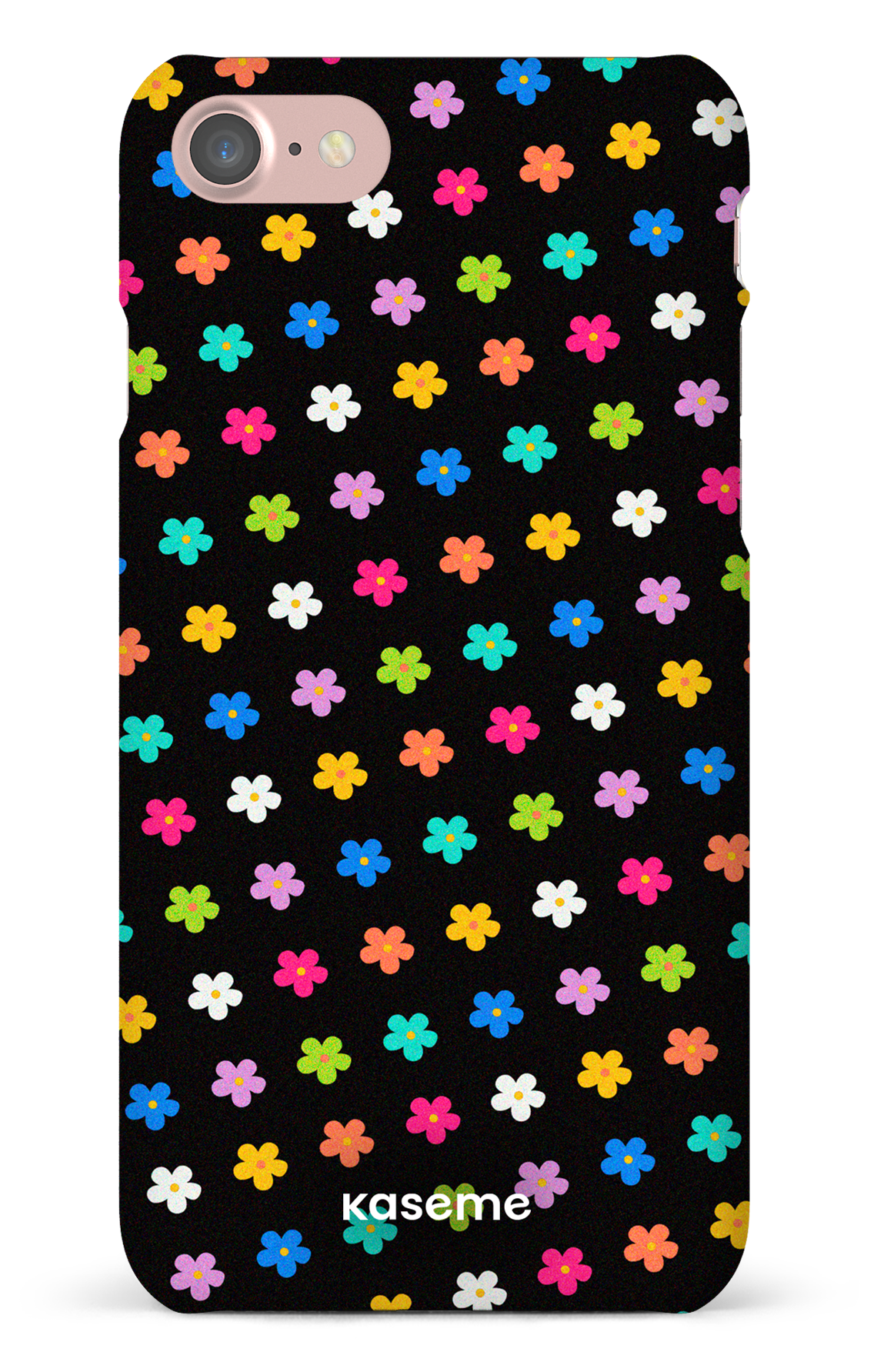 Joyful Flowers Black - iPhone 7