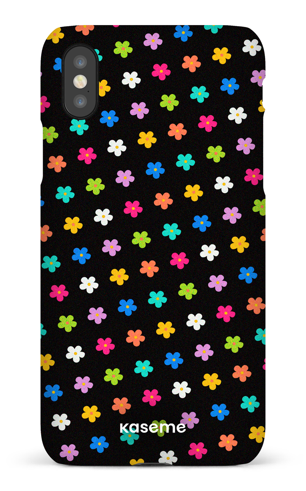 Joyful Flowers Black - iPhone X/Xs