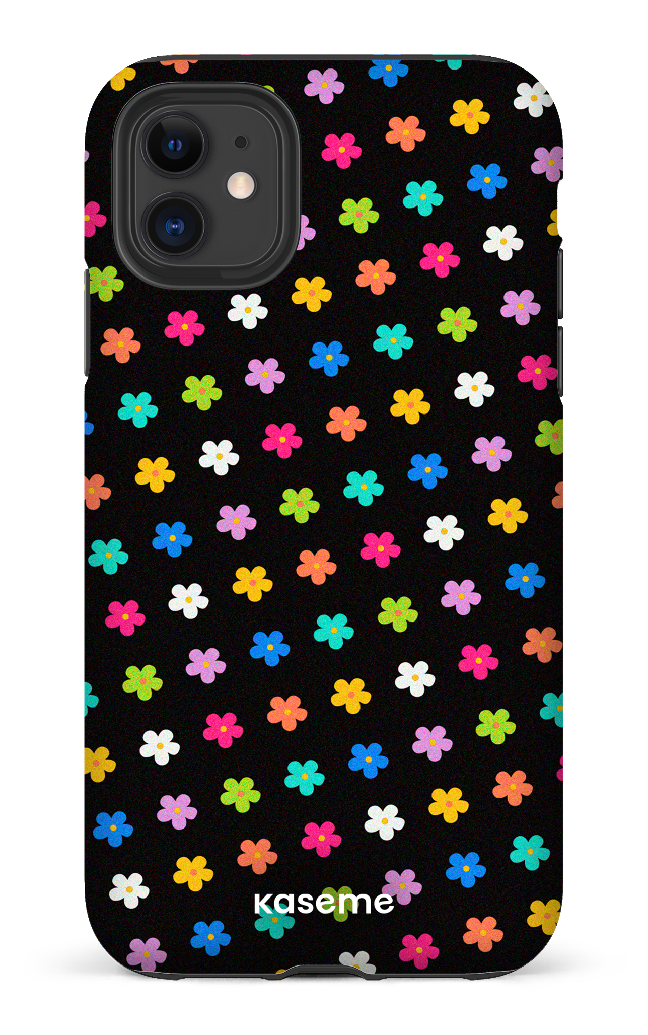 Joyful Flowers Black - iPhone 11