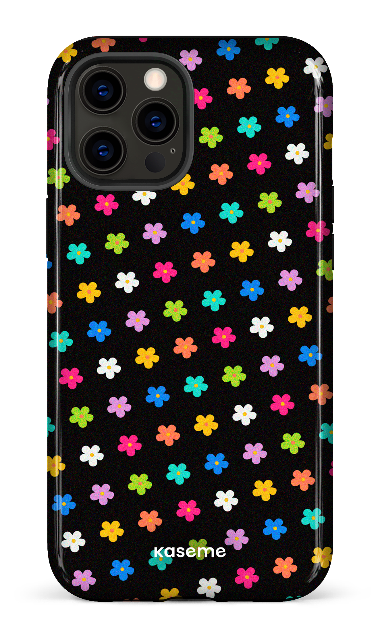 Joyful Flowers Black - iPhone 12 Pro Max
