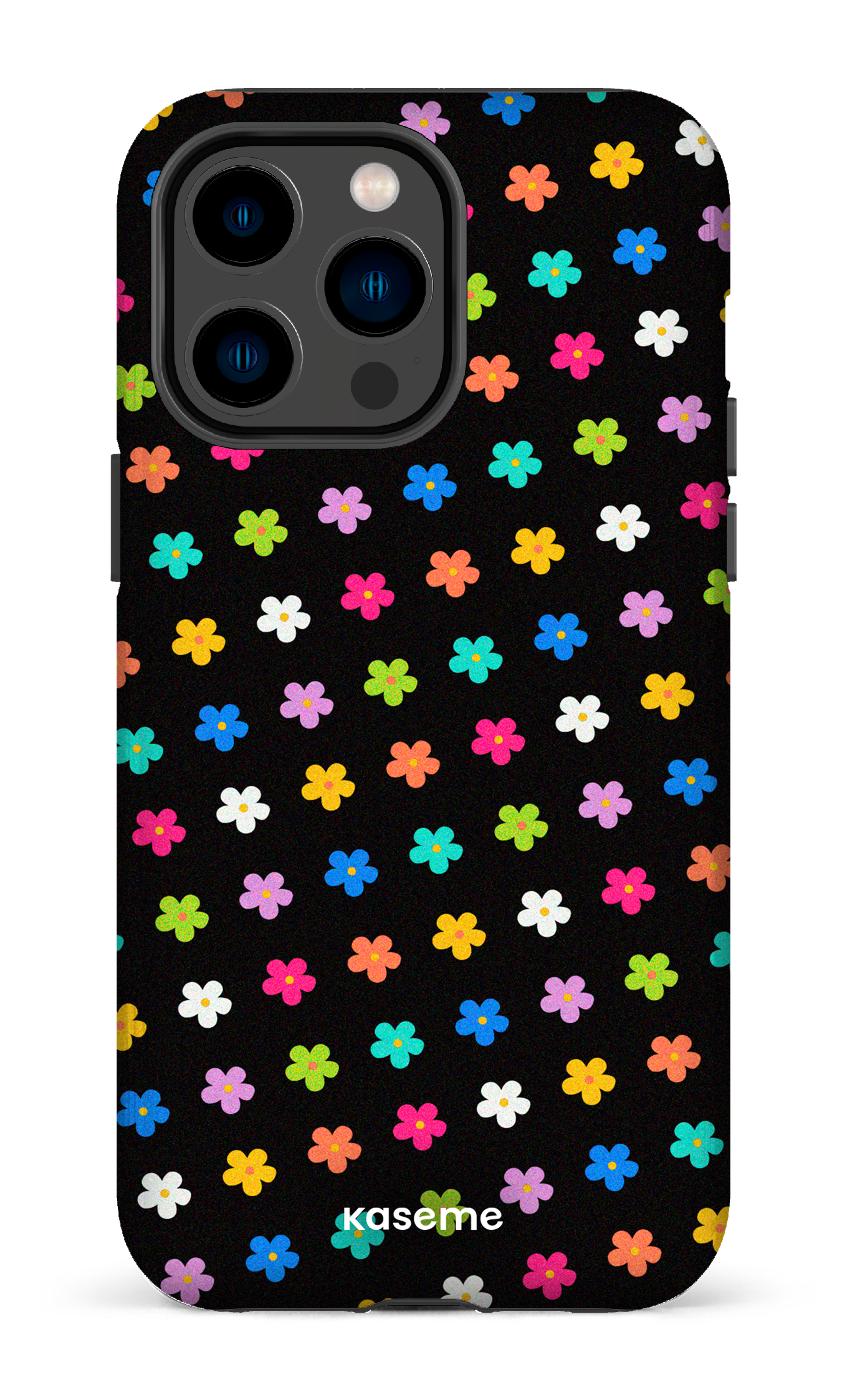 Joyful Flowers Black - iPhone 14 Pro Max