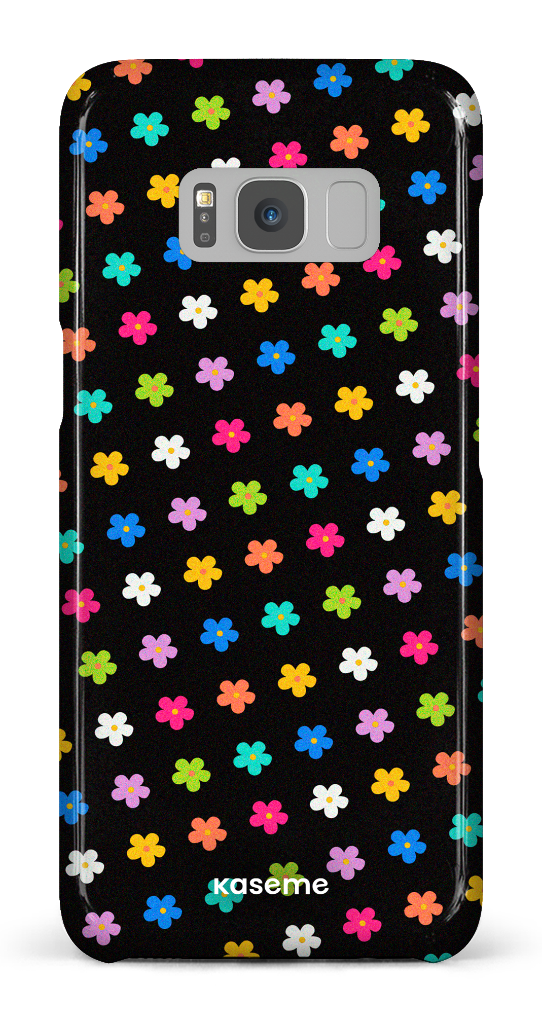 Joyful Flowers Black - Galaxy S8