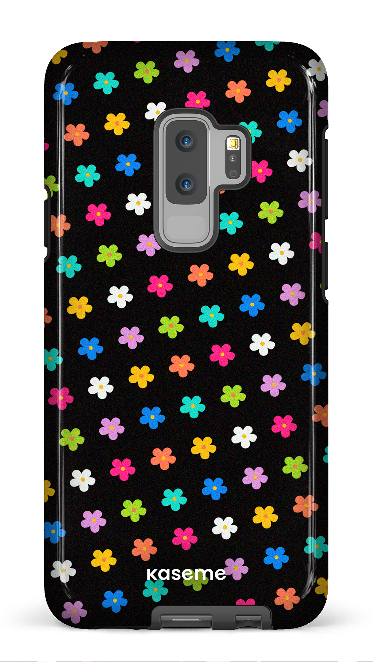 Joyful Flowers Black - Galaxy S9 Plus