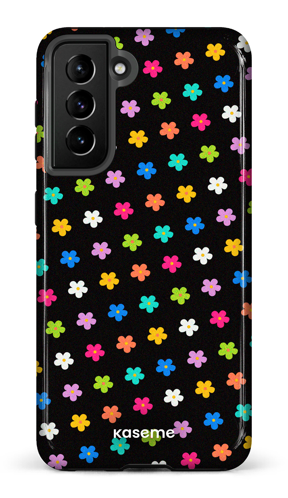 Joyful Flowers Black - Galaxy S21