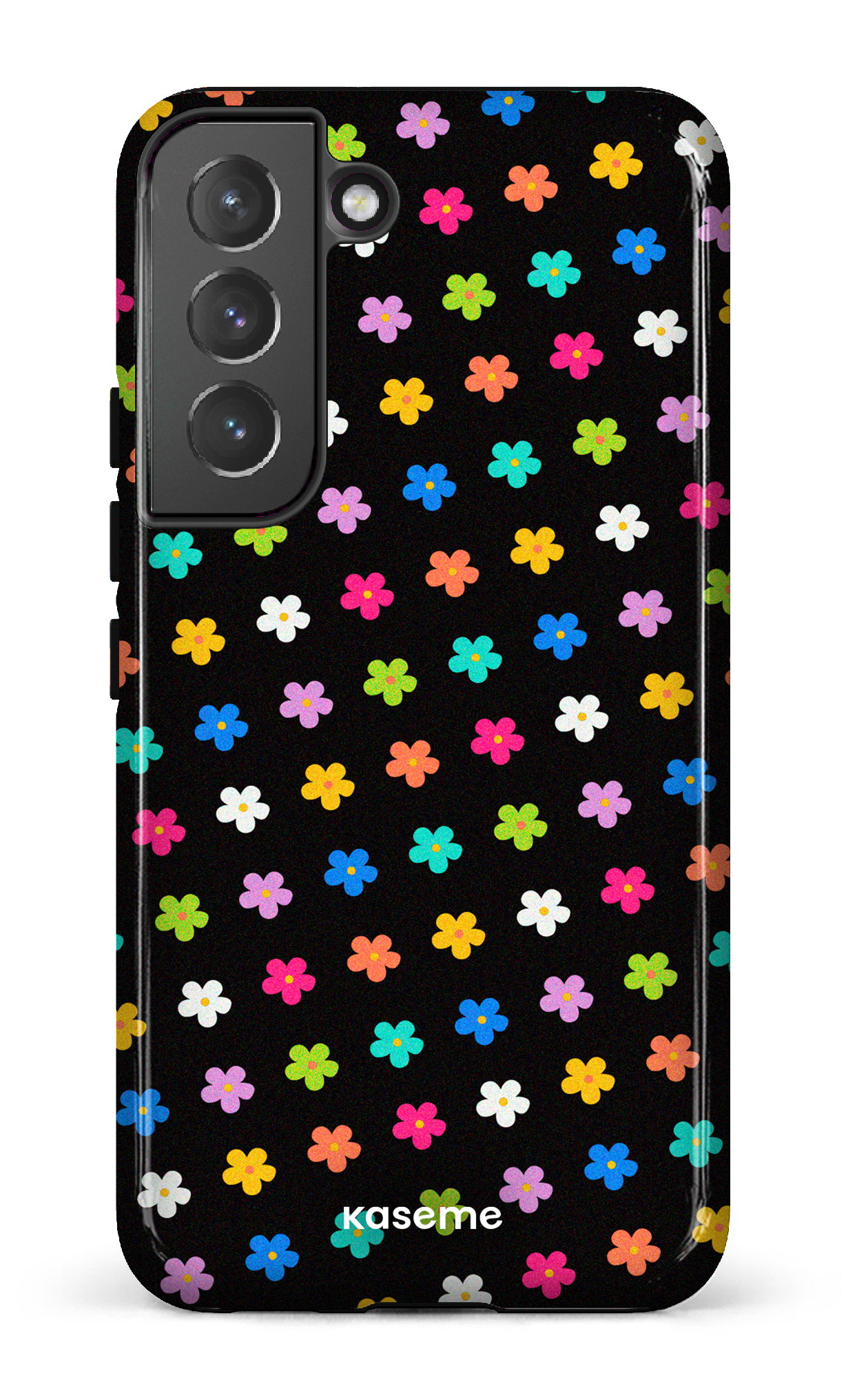Joyful Flowers Black - Galaxy S22
