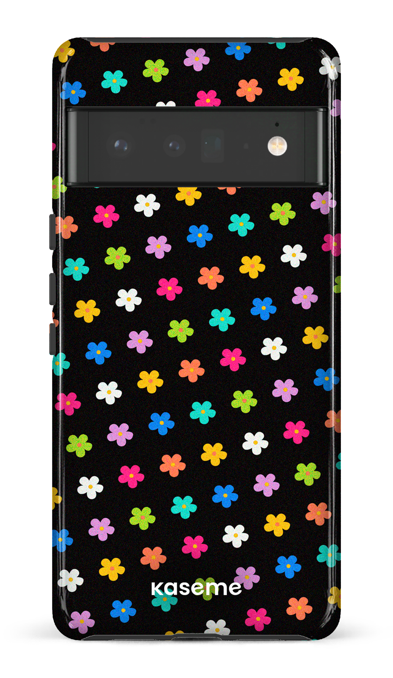 Joyful Flowers Black - Google Pixel 6 pro
