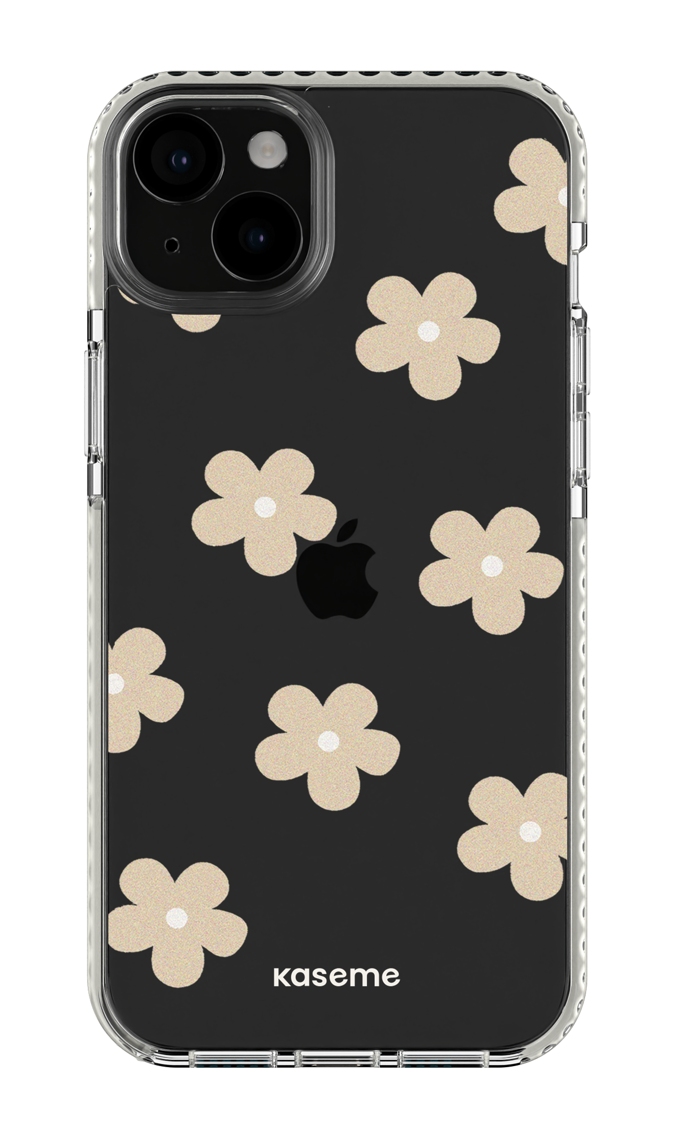 Woodstock Beige Clear Case - iPhone 15 Plus