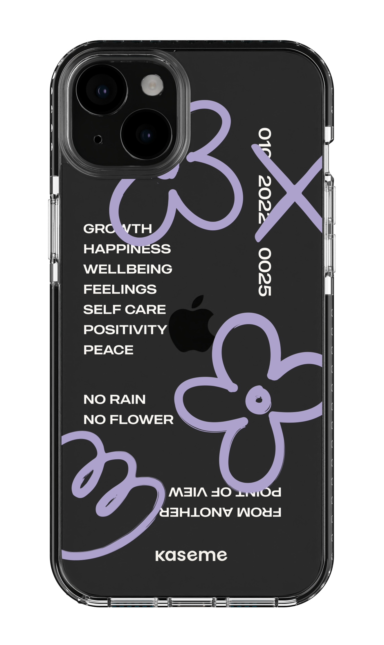 Feelings purple clear case - iPhone 15 Plus