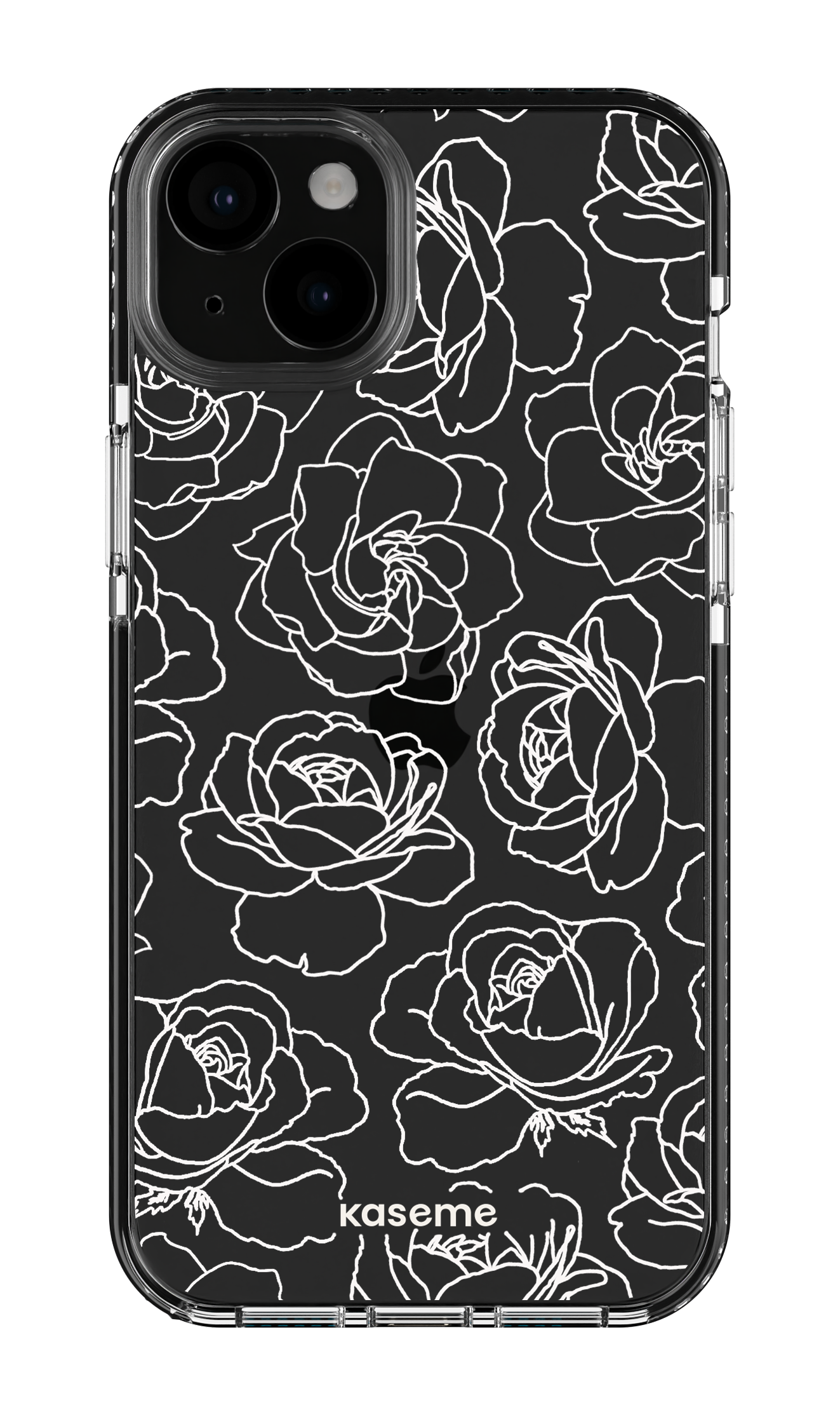 Polar Flowers Clear Case - iPhone 15 Plus