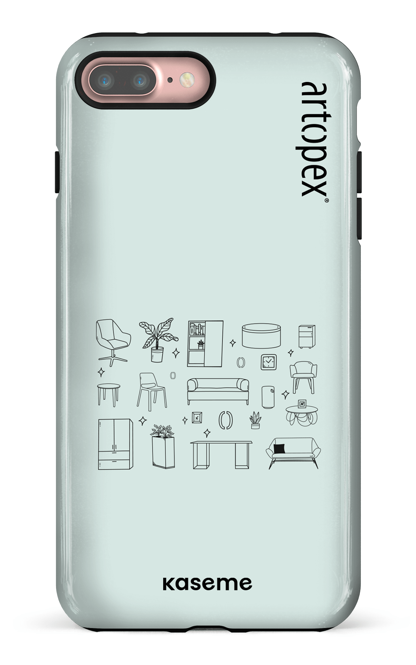 iPhone 7/8 Plus Tough L'essentiel menthe par Artopex -