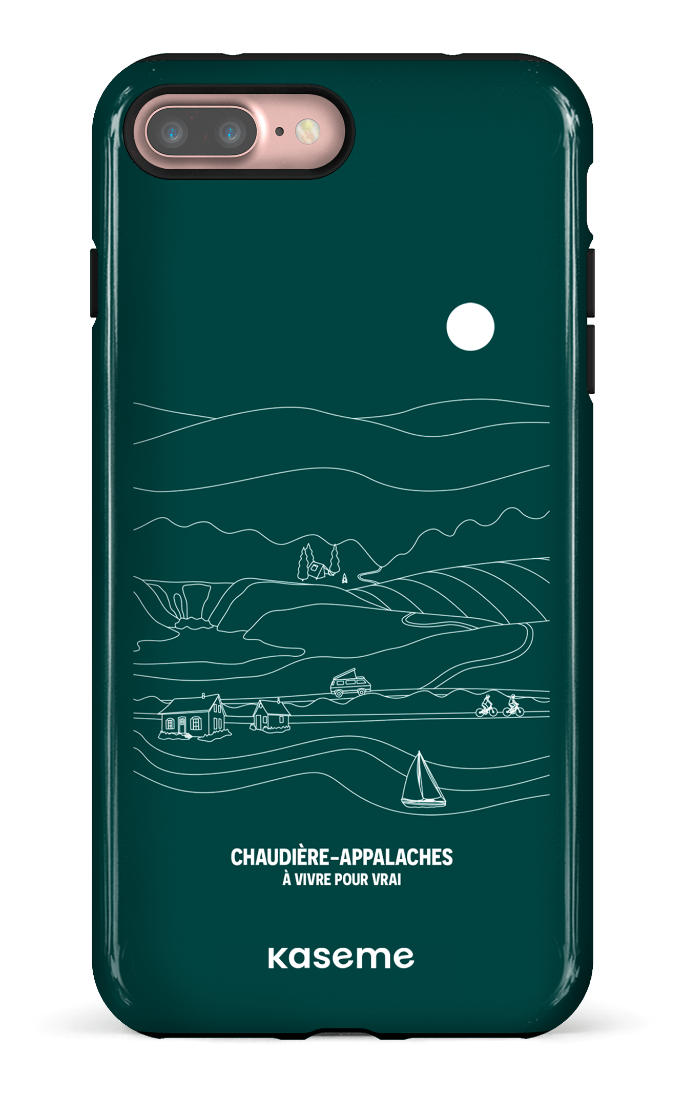 iPhone 7/8 Plus Tough Paysage Line Art par TCA -